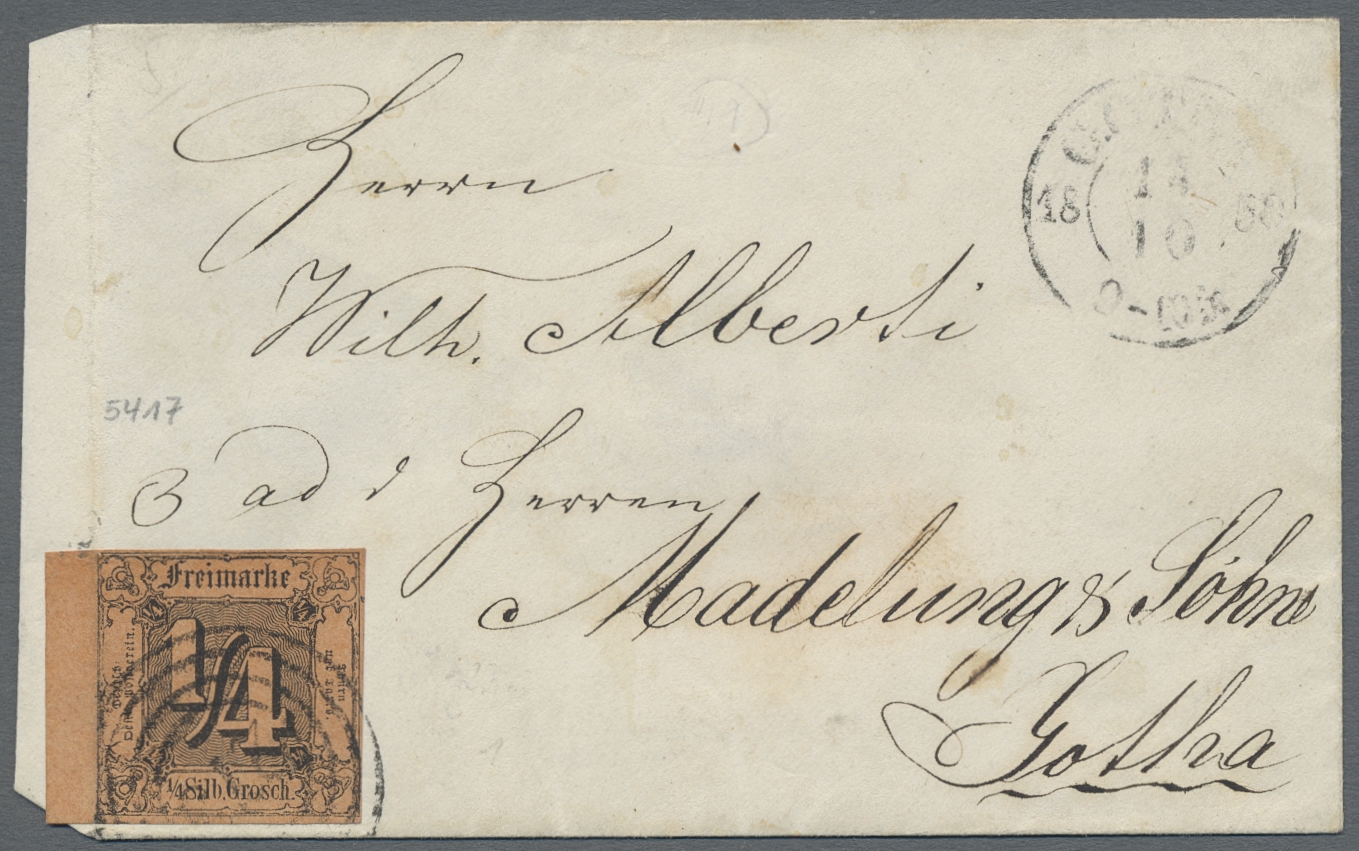 Lot 516 - Thurn & Taxis - Marken und Briefe - Auction #211 Lot 516 - Thurn & Taxis - Marken und Briefe - Auction #211