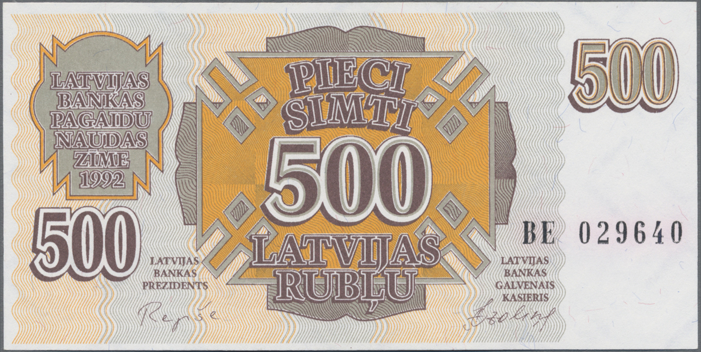 Lot 01451 - Latvia / Lettland | Banknoten - Auktionshaus Christoph Gärtner GmbH & Co. KG 58th AUCTION - Day 1 Lot 01451 - Latvia / Lettland | Banknoten - Auktionshaus Christoph Gärtner GmbH & Co. KG 58th AUCTION - Day 1
