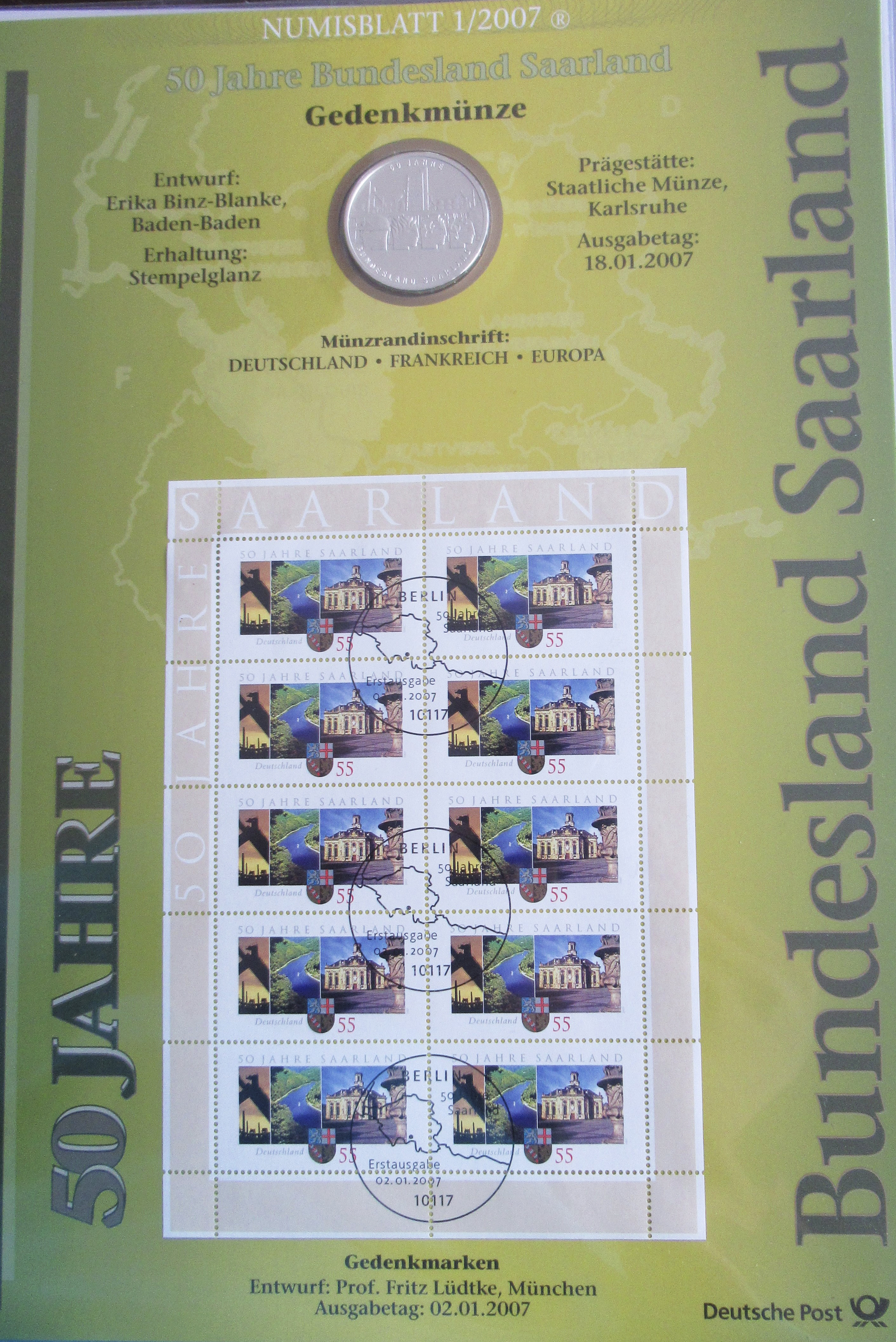 Lot 13504 - Numisbriefe, Numisblätter | Münzen - Auktionshaus Christoph Gärtner GmbH & Co. KG 53rd AUCTION - Day 6 Coins & Banknotes Lot 13504 - Numisbriefe, Numisblätter | Münzen - Auktionshaus Christoph Gärtner GmbH & Co. KG 53rd AUCTION - Day 6 Coins & Banknotes