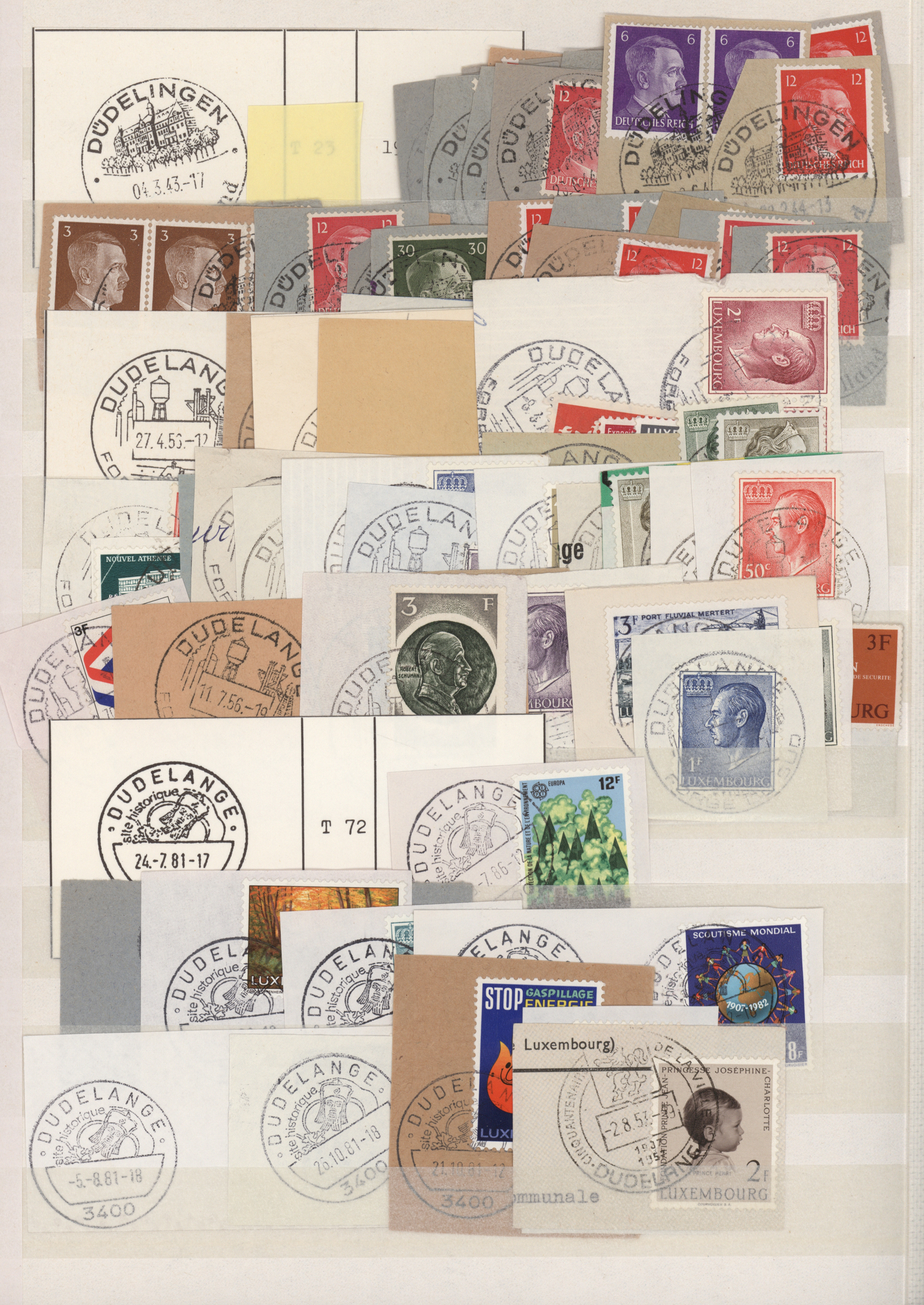 Lot 08808 - Luxemburg - Stempel  -  Auktionshaus Christoph Gärtner GmbH & Co. KG 57th AUCTION - Day 4