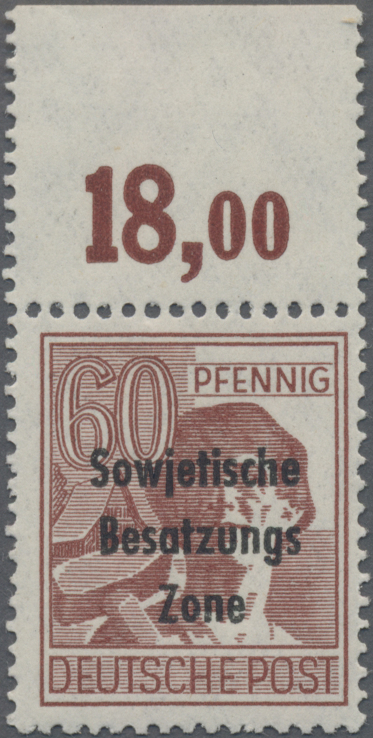 Lot 06355 - Sowjetische Zone - Allgemeine Ausgaben - Auktionshaus Christoph Gärtner GmbH & Co. KG 55th AUCTION - Day 3 Lot 06355 - Sowjetische Zone - Allgemeine Ausgaben - Auktionshaus Christoph Gärtner GmbH & Co. KG 55th AUCTION - Day 3