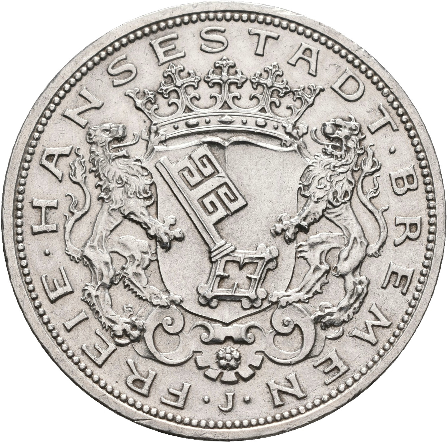 Lot 01455 - Bremen | Umlaufmünzen 2 Mark bis 5 Mark - Deutsches Kaiserreich  -  Auktionshaus Christoph Gärtner GmbH & Co. KG 56th AUCTION - Day 1