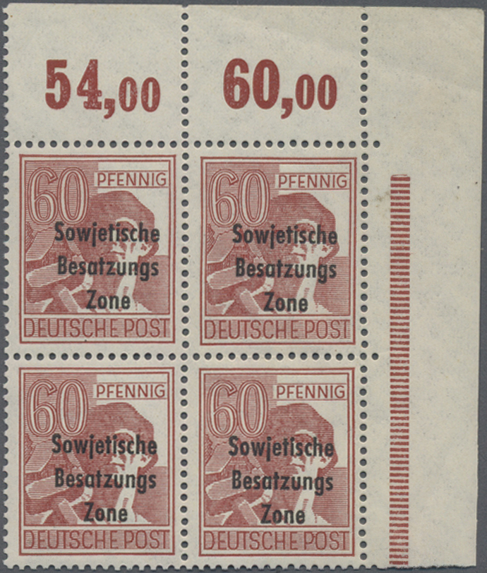 Lot 06354 - Sowjetische Zone - Allgemeine Ausgaben - Auktionshaus Christoph Gärtner GmbH & Co. KG 55th AUCTION - Day 3 Lot 06354 - Sowjetische Zone - Allgemeine Ausgaben - Auktionshaus Christoph Gärtner GmbH & Co. KG 55th AUCTION - Day 3