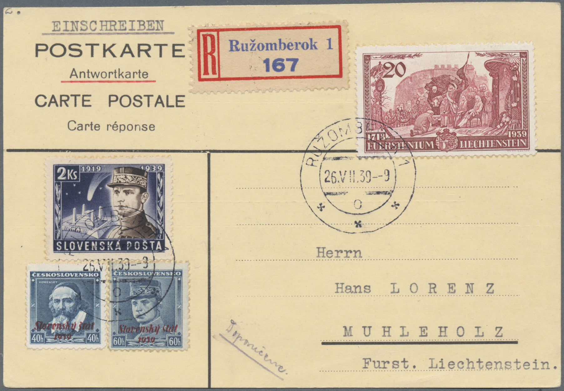 Lot 03720 - Liechtenstein - Auktionshaus Christoph Gärtner GmbH & Co. KG 57th AUCTION - Day 2 Lot 03720 - Liechtenstein - Auktionshaus Christoph Gärtner GmbH & Co. KG 57th AUCTION - Day 2