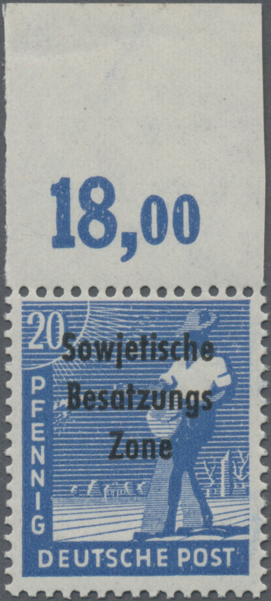 Lot 06350 - Sowjetische Zone - Allgemeine Ausgaben - Auktionshaus Christoph Gärtner GmbH & Co. KG 55th AUCTION - Day 3 Lot 06350 - Sowjetische Zone - Allgemeine Ausgaben - Auktionshaus Christoph Gärtner GmbH & Co. KG 55th AUCTION - Day 3