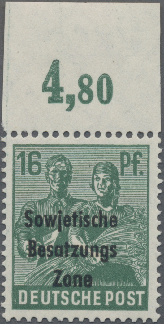 Lot 06348 - Sowjetische Zone - Allgemeine Ausgaben - Auktionshaus Christoph Gärtner GmbH & Co. KG 55th AUCTION - Day 3 Lot 06348 - Sowjetische Zone - Allgemeine Ausgaben - Auktionshaus Christoph Gärtner GmbH & Co. KG 55th AUCTION - Day 3