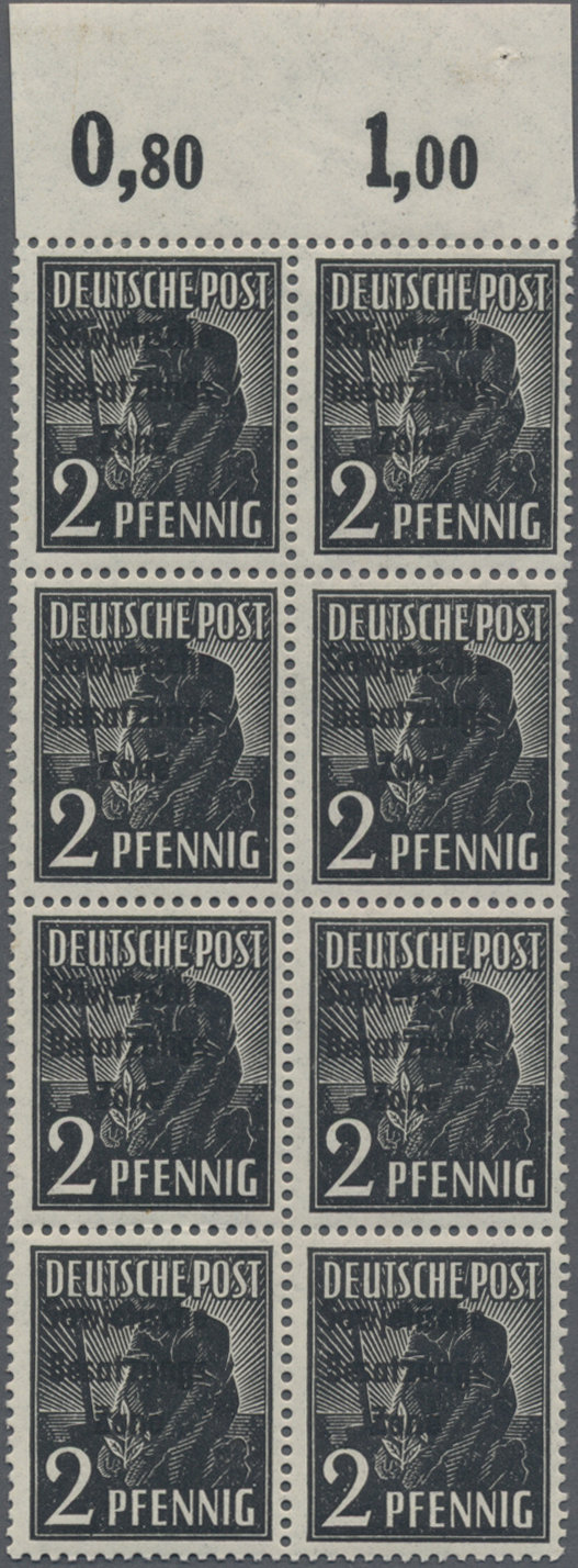 Lot 06338 - Sowjetische Zone - Allgemeine Ausgaben - Auktionshaus Christoph Gärtner GmbH & Co. KG 55th AUCTION - Day 3 Lot 06338 - Sowjetische Zone - Allgemeine Ausgaben - Auktionshaus Christoph Gärtner GmbH & Co. KG 55th AUCTION - Day 3