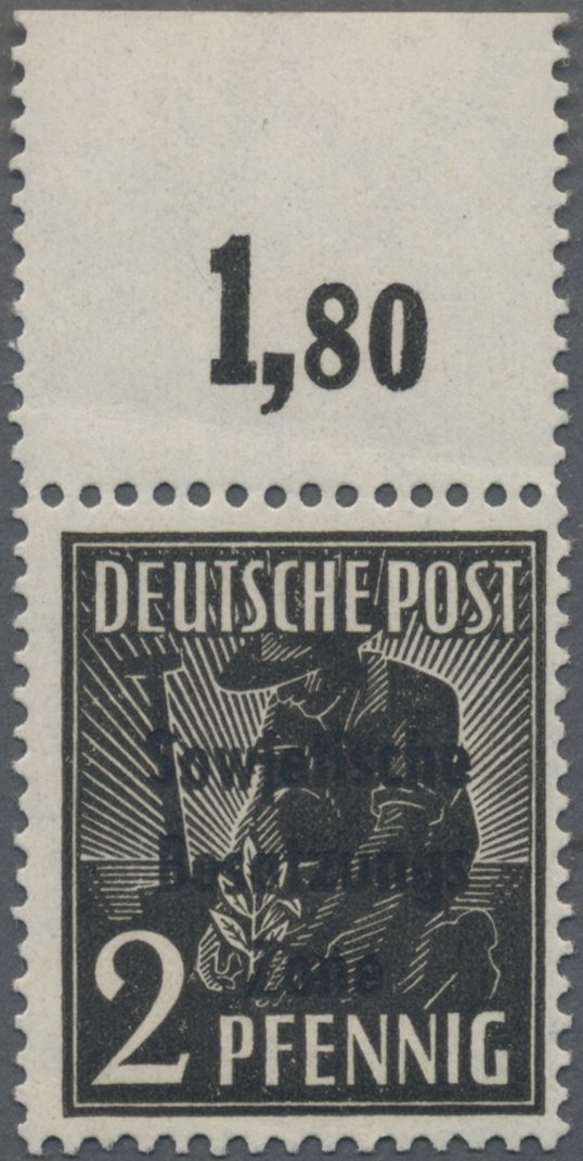 Lot 06337 - Sowjetische Zone - Allgemeine Ausgaben - Auktionshaus Christoph Gärtner GmbH & Co. KG 55th AUCTION - Day 3 Lot 06337 - Sowjetische Zone - Allgemeine Ausgaben - Auktionshaus Christoph Gärtner GmbH & Co. KG 55th AUCTION - Day 3