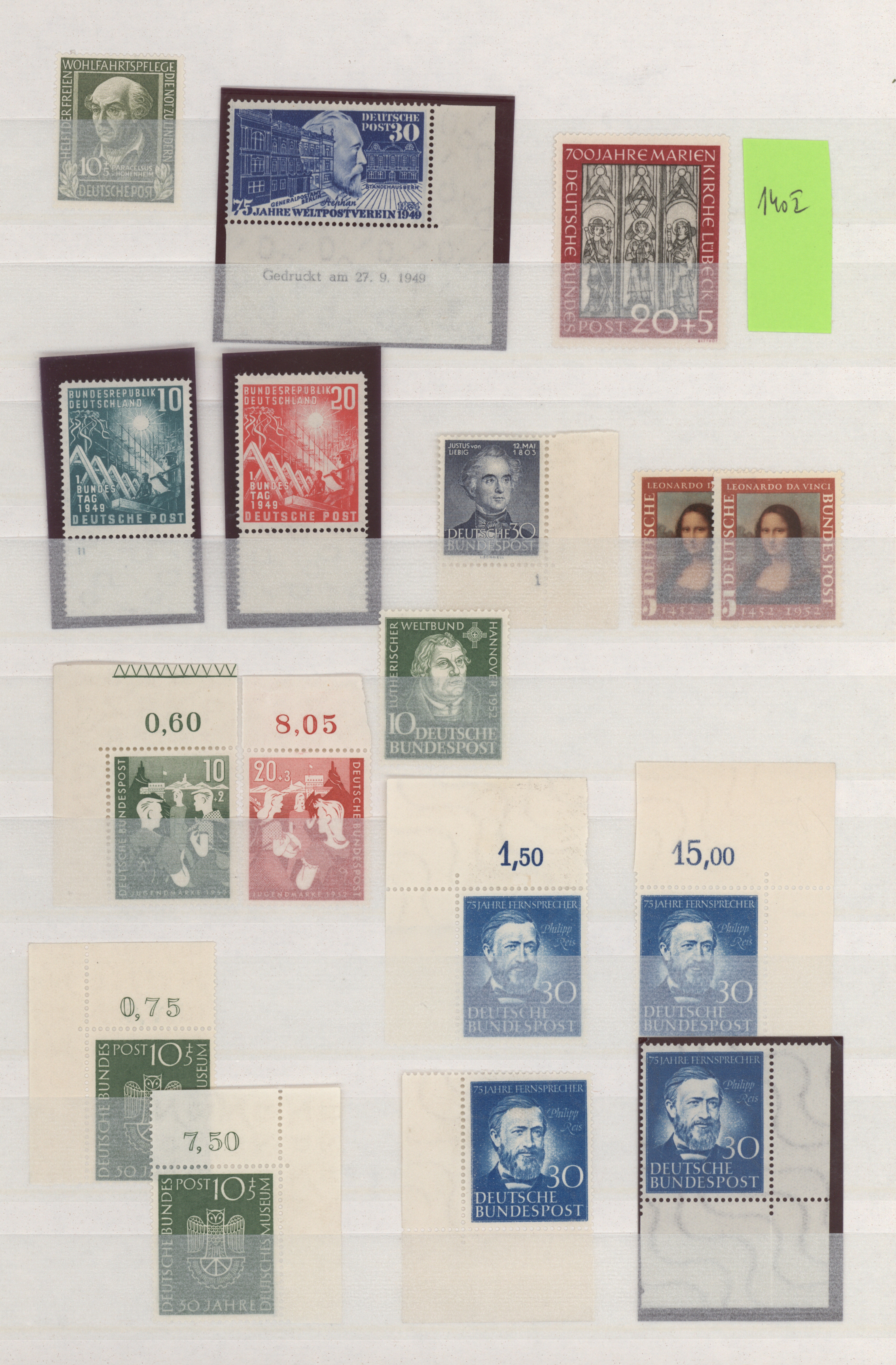 Lot 11844 - bundesrepublik deutschland - Auktionshaus Christoph Gärtner GmbH & Co. KG 57th AUCTION - Day 5 Lot 11844 - bundesrepublik deutschland - Auktionshaus Christoph Gärtner GmbH & Co. KG 57th AUCTION - Day 5