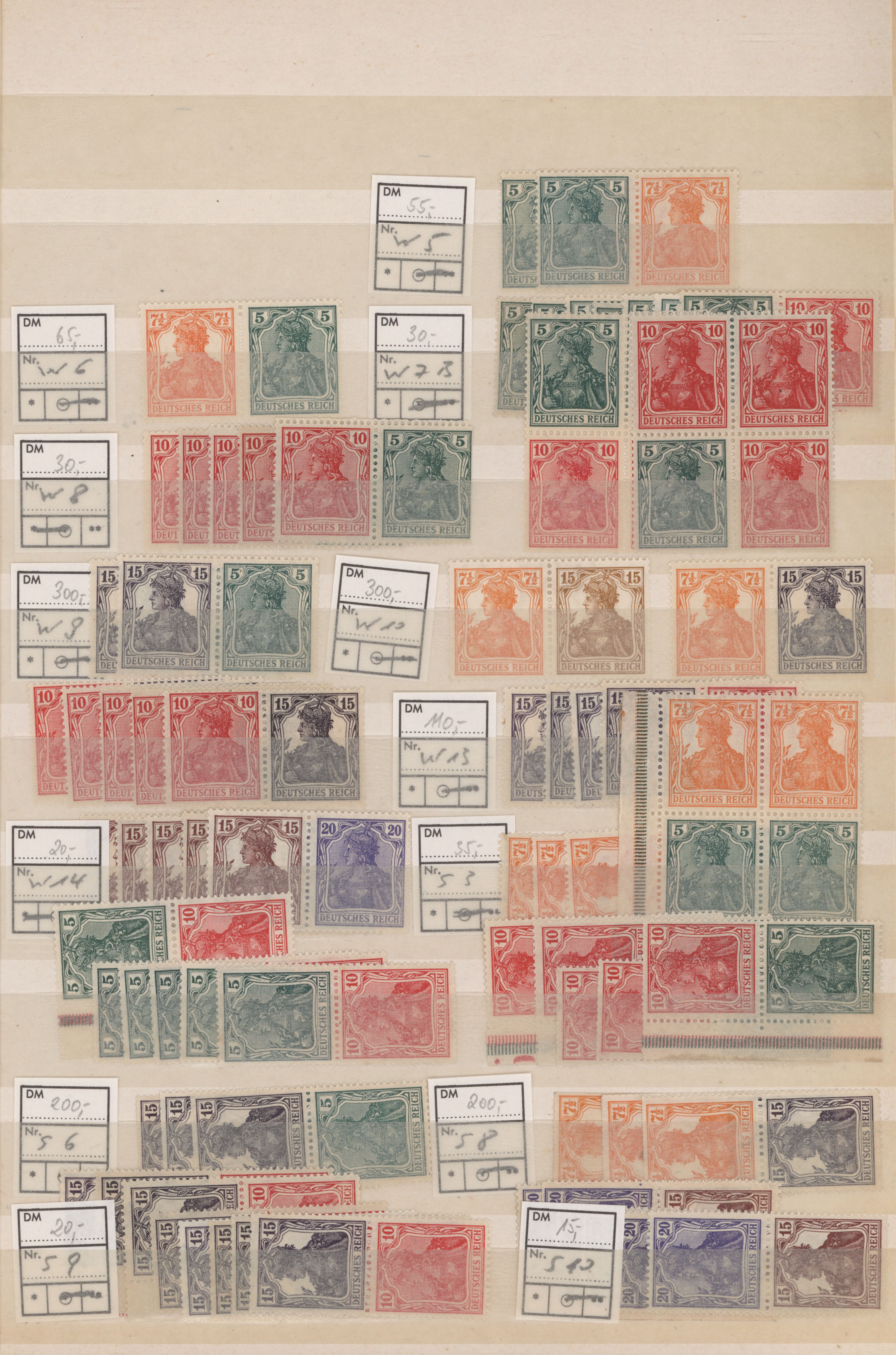 Lot 10754 - Deutsches Reich - Zusammendrucke - Auktionshaus Christoph Gärtner GmbH & Co. KG 57th AUCTION - Day 5 Lot 10754 - Deutsches Reich - Zusammendrucke - Auktionshaus Christoph Gärtner GmbH & Co. KG 57th AUCTION - Day 5
