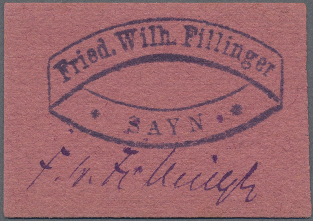 Lot 01875 - Deutschland - Notgeld - Rheinland | Banknoten - Auktionshaus Christoph Gärtner GmbH & Co. KG 58th AUCTION - Day 1 Lot 01875 - Deutschland - Notgeld - Rheinland | Banknoten - Auktionshaus Christoph Gärtner GmbH & Co. KG 58th AUCTION - Day 1