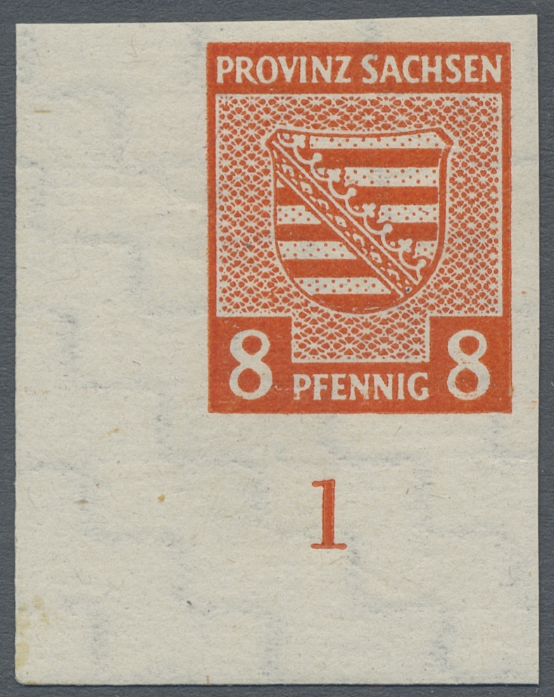 Lot 1854 - Sowjetische Zone - Provinz Sachsen  -   Auction #211