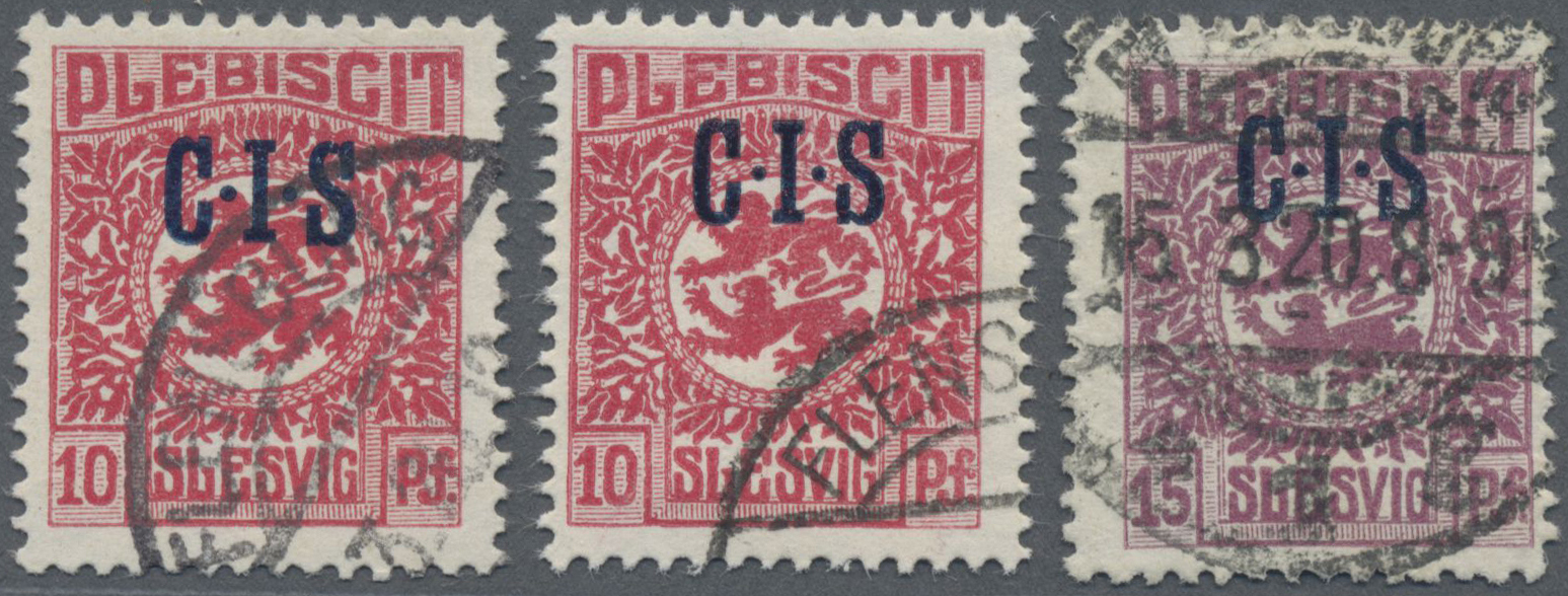 Lot 05904 - Deutsche Abstimmungsgebiete: Schleswig - Dienstmarken - Auktionshaus Christoph Gärtner GmbH & Co. KG 57th AUCTION - Day 3 Lot 05904 - Deutsche Abstimmungsgebiete: Schleswig - Dienstmarken - Auktionshaus Christoph Gärtner GmbH & Co. KG 57th AUCTION - Day 3
