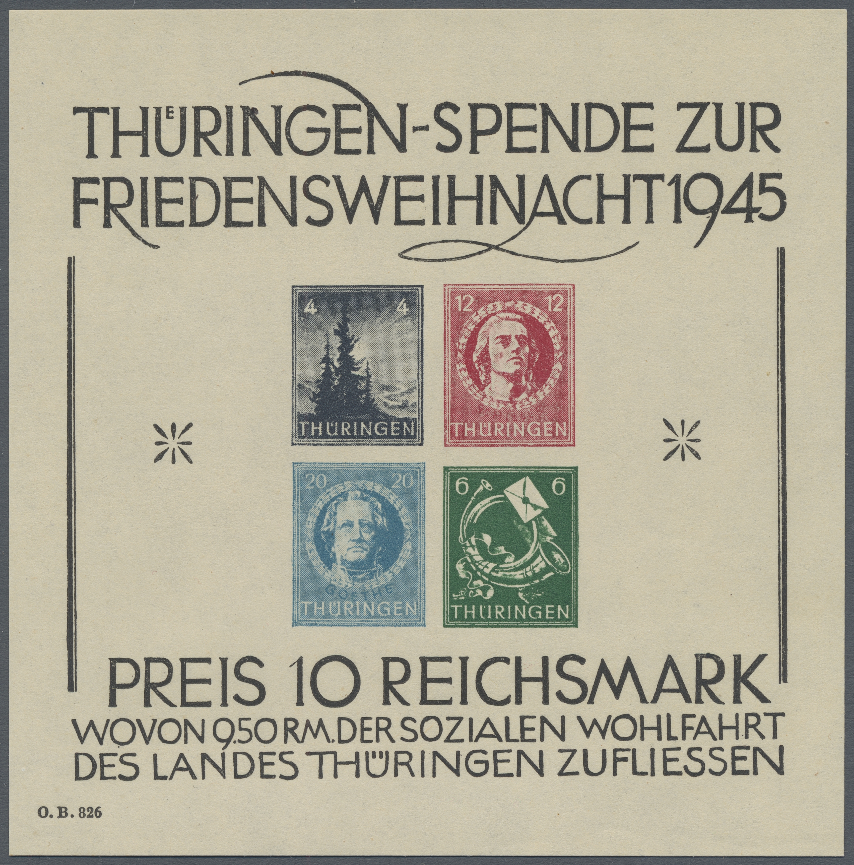 Lot 1856 - Sowjetische Zone - Thüringen - Auction #211 Lot 1856 - Sowjetische Zone - Thüringen - Auction #211
