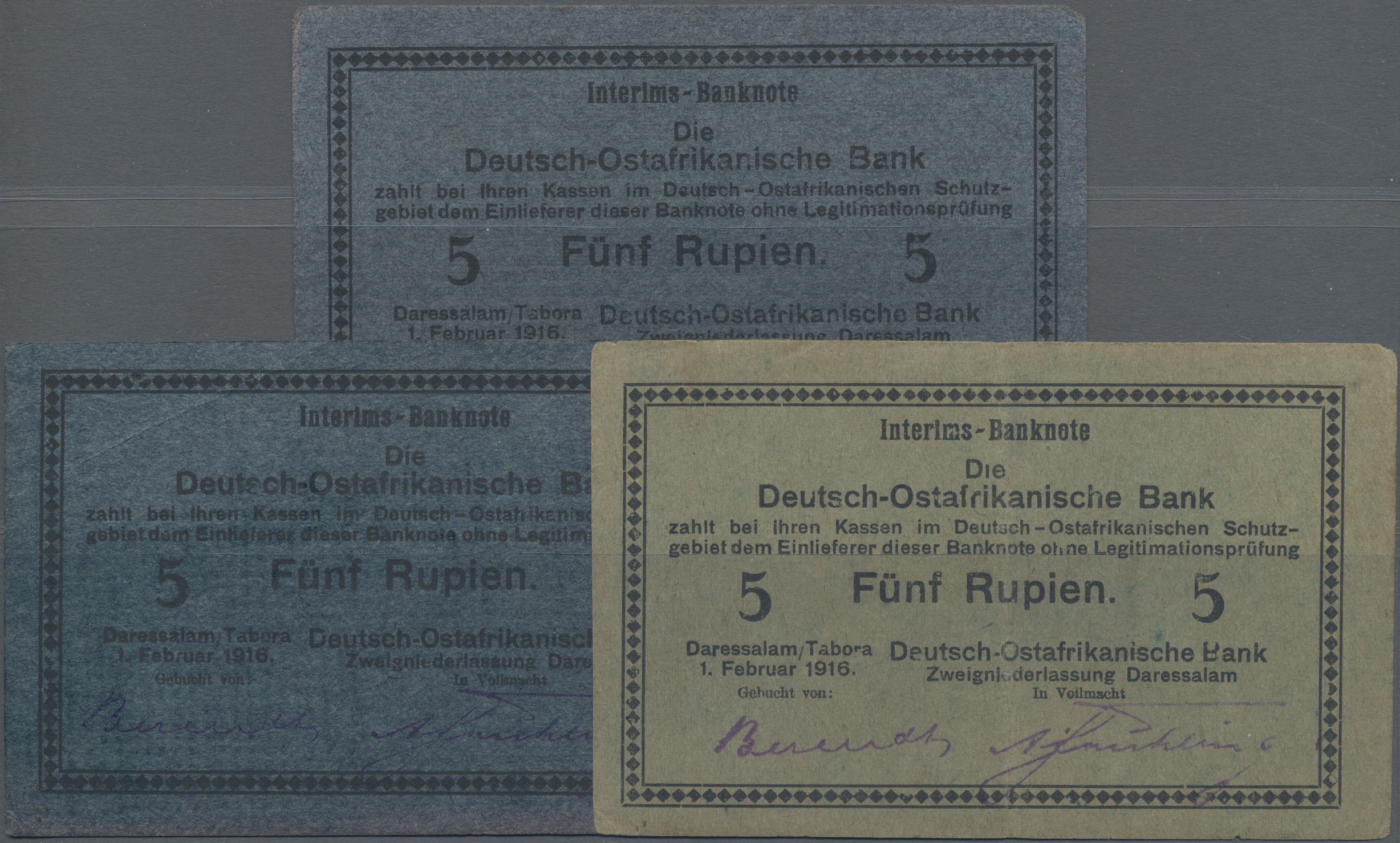 Lot 14590 - Deutschland - Kolonien | Banknoten - Auktionshaus Christoph Gärtner GmbH & Co. KG 53rd AUCTION - Day 6 Coins & Banknotes Lot 14590 - Deutschland - Kolonien | Banknoten - Auktionshaus Christoph Gärtner GmbH & Co. KG 53rd AUCTION - Day 6 Coins & Banknotes