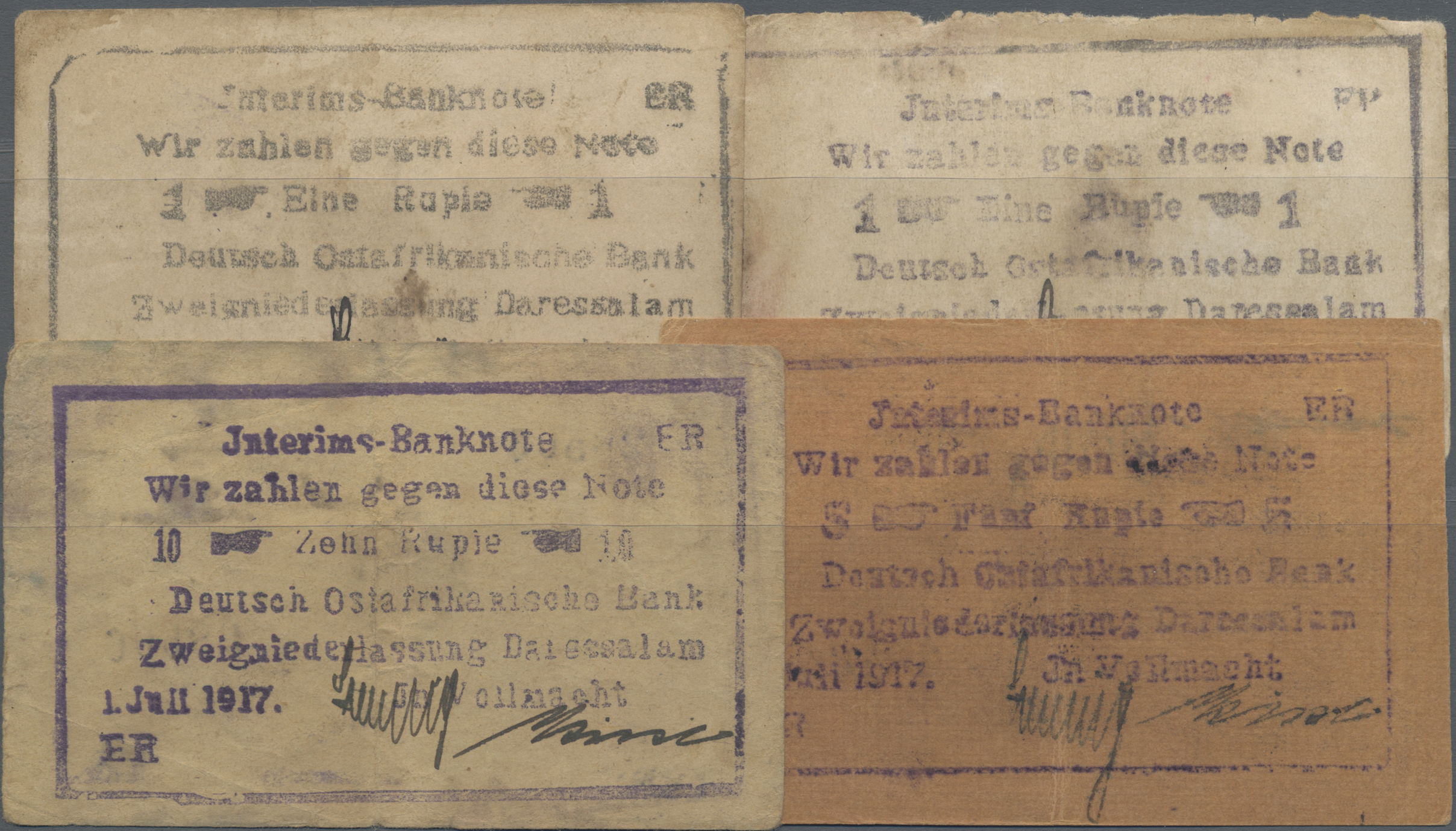 Lot 14592 - Deutschland - Kolonien | Banknoten - Auktionshaus Christoph Gärtner GmbH & Co. KG 53rd AUCTION - Day 6 Coins & Banknotes Lot 14592 - Deutschland - Kolonien | Banknoten - Auktionshaus Christoph Gärtner GmbH & Co. KG 53rd AUCTION - Day 6 Coins & Banknotes