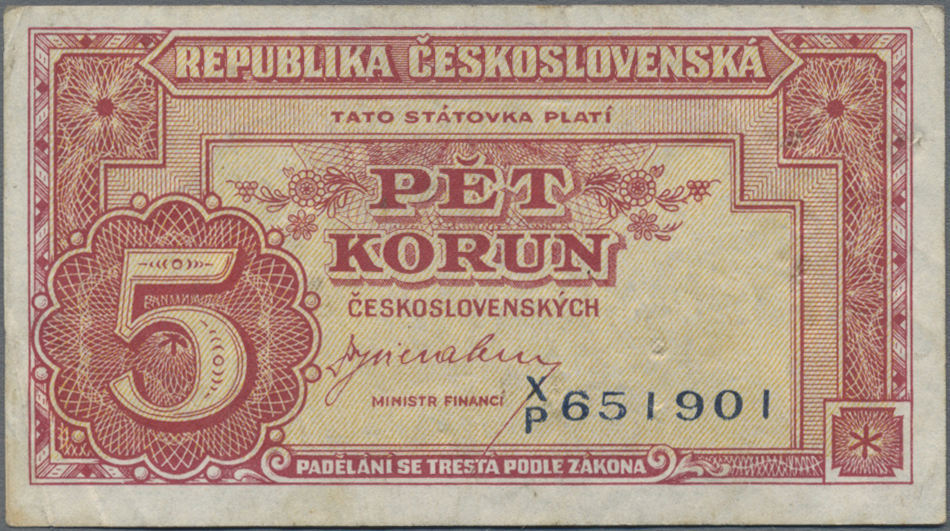 Lot 14089 - Czechoslovakia / Tschechoslowakei | Banknoten - Auktionshaus Christoph Gärtner GmbH & Co. KG 53rd AUCTION - Day 6 Coins & Banknotes Lot 14089 - Czechoslovakia / Tschechoslowakei | Banknoten - Auktionshaus Christoph Gärtner GmbH & Co. KG 53rd AUCTION - Day 6 Coins & Banknotes