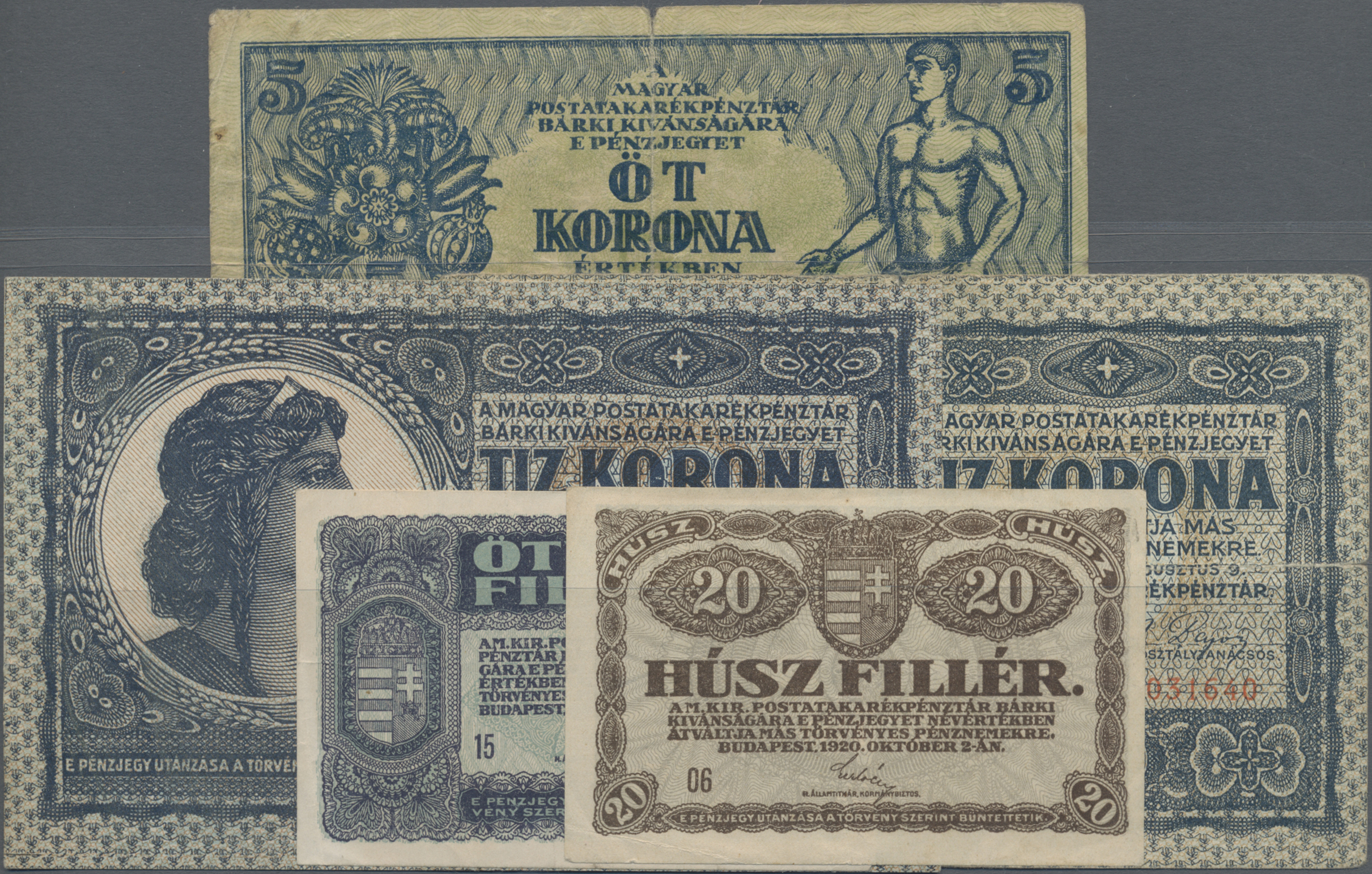 Lot 14130 - Hungary / Ungarn | Banknoten - Auktionshaus Christoph Gärtner GmbH & Co. KG 53rd AUCTION - Day 6 Coins & Banknotes Lot 14130 - Hungary / Ungarn | Banknoten - Auktionshaus Christoph Gärtner GmbH & Co. KG 53rd AUCTION - Day 6 Coins & Banknotes