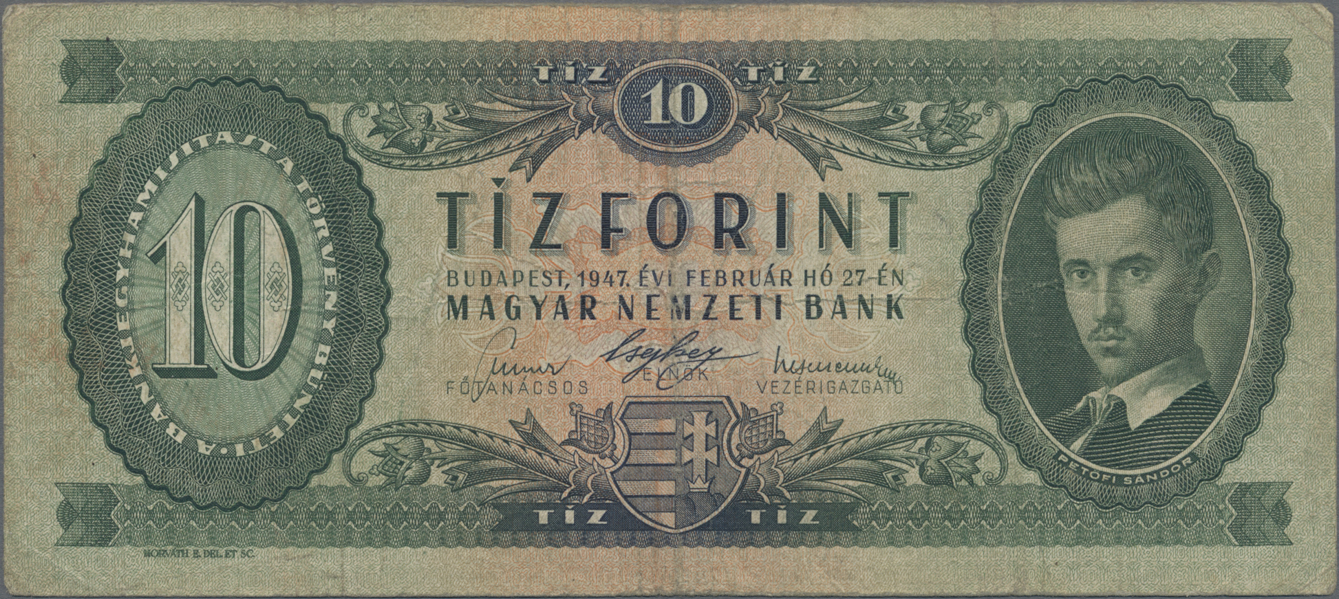 Lot 14424 - Hungary / Ungarn | Banknoten - Auktionshaus Christoph Gärtner GmbH & Co. KG 53rd AUCTION - Day 6 Coins & Banknotes Lot 14424 - Hungary / Ungarn | Banknoten - Auktionshaus Christoph Gärtner GmbH & Co. KG 53rd AUCTION - Day 6 Coins & Banknotes