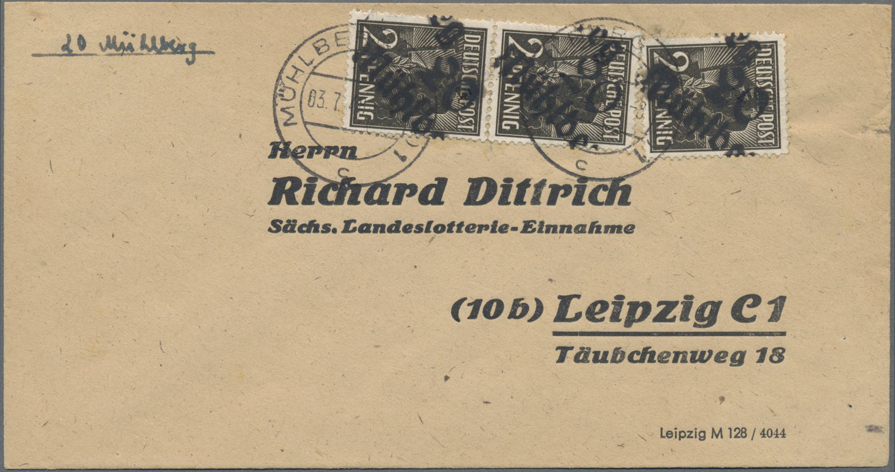 Lot 06442 - Sowjetische Zone - Bezirkshandstempel - IV - Bez. 20 (Halle) - Auktionshaus Christoph Gärtner GmbH & Co. KG 57th AUCTION - Day 3 Lot 06442 - Sowjetische Zone - Bezirkshandstempel - IV - Bez. 20 (Halle) - Auktionshaus Christoph Gärtner GmbH & Co. KG 57th AUCTION - Day 3