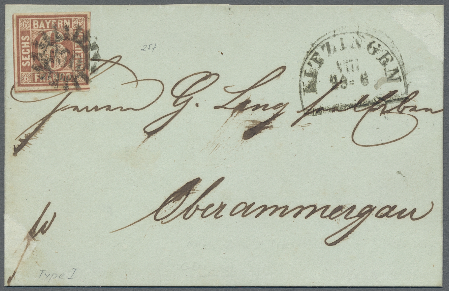 Lot 275 - Bayern - Marken und Briefe  -   Auction #211