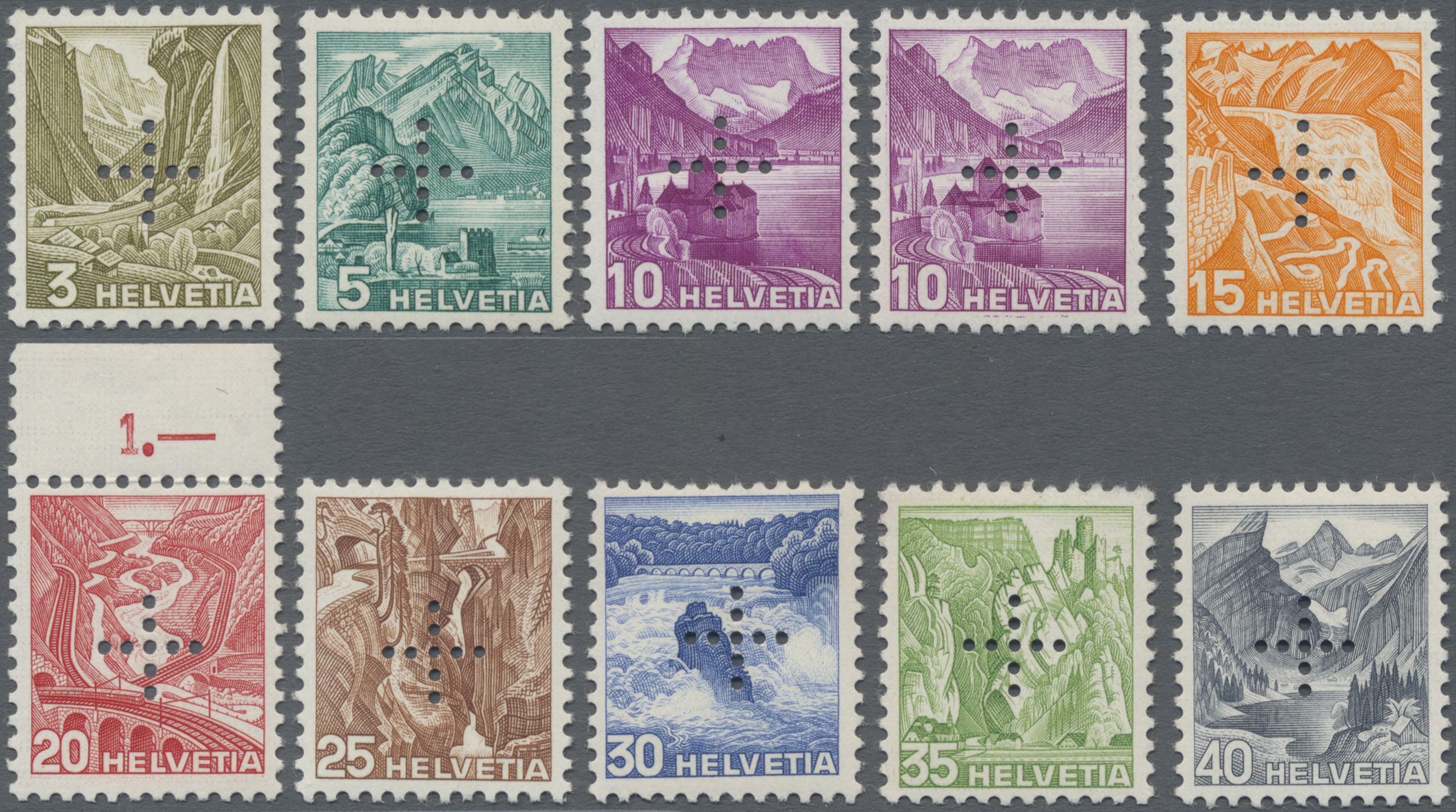 Lot 04150 - Schweiz - Dienstmarken: Bundesbehörden - Auktionshaus Christoph Gärtner GmbH & Co. KG 57th AUCTION - Day 2 Lot 04150 - Schweiz - Dienstmarken: Bundesbehörden - Auktionshaus Christoph Gärtner GmbH & Co. KG 57th AUCTION - Day 2