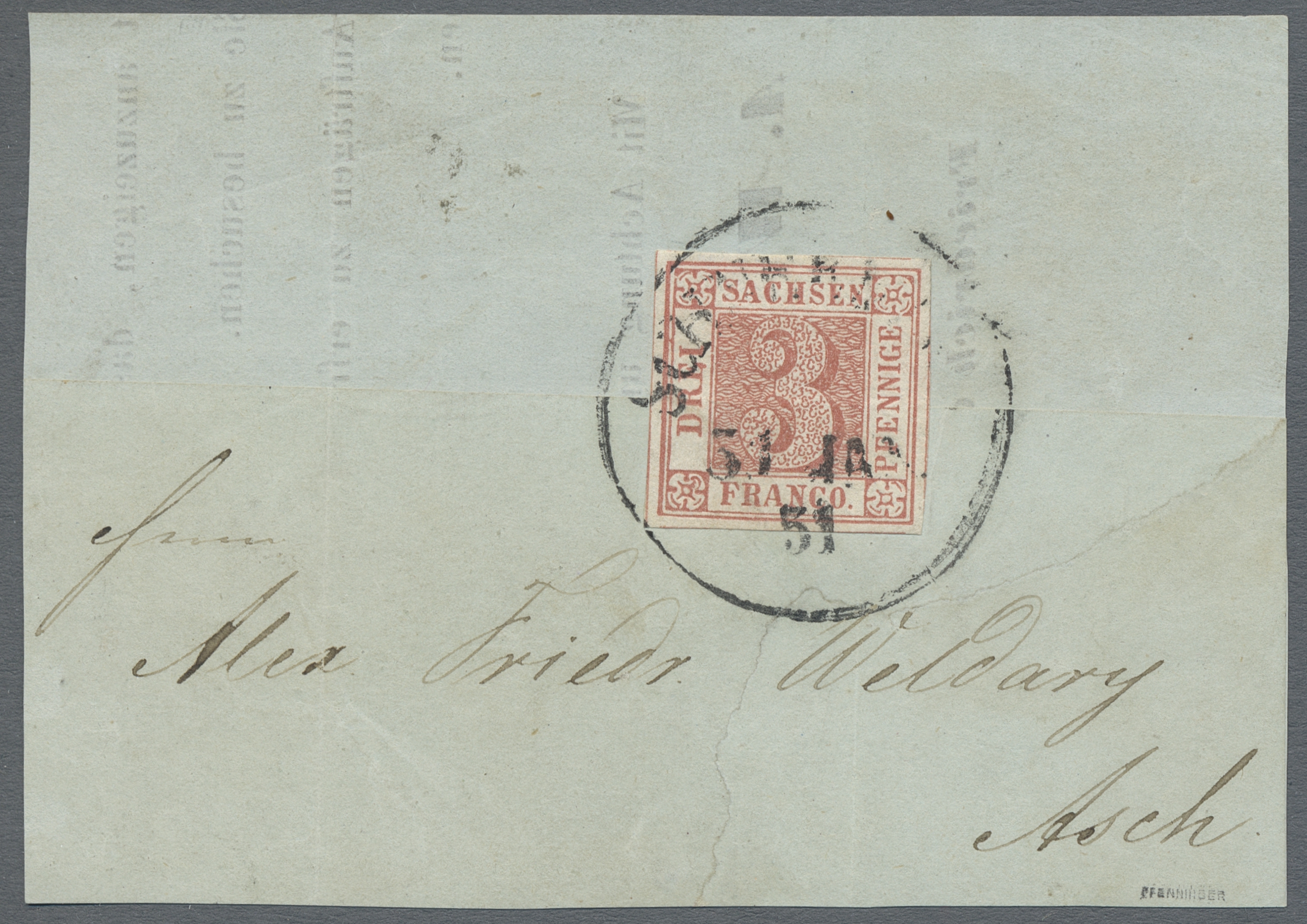Lot 502 - Sachsen - Marken und Briefe - Auktionshaus Edgar Mohrmann & Co. Internat. Briefmarken-Auktionen GmhH Auction #211 Lot 502 - Sachsen - Marken und Briefe - Auktionshaus Edgar Mohrmann & Co. Internat. Briefmarken-Auktionen GmhH Auction #211