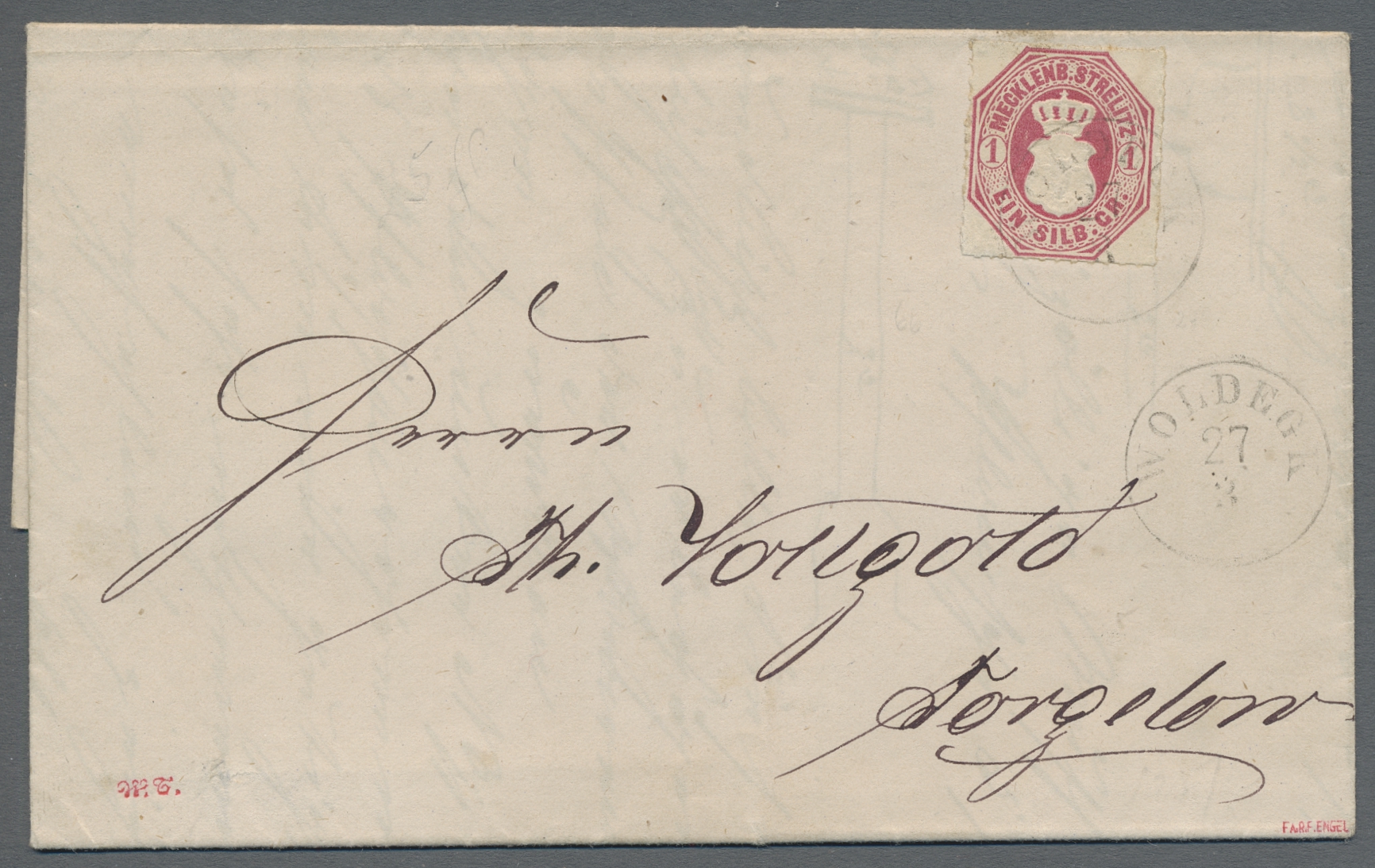 Lot 403 - Mecklenburg-Strelitz - Marken und Briefe  -  Auktionshaus Edgar Mohrmann & Co. Internat. Briefmarken-Auktionen GmhH Auction #211  