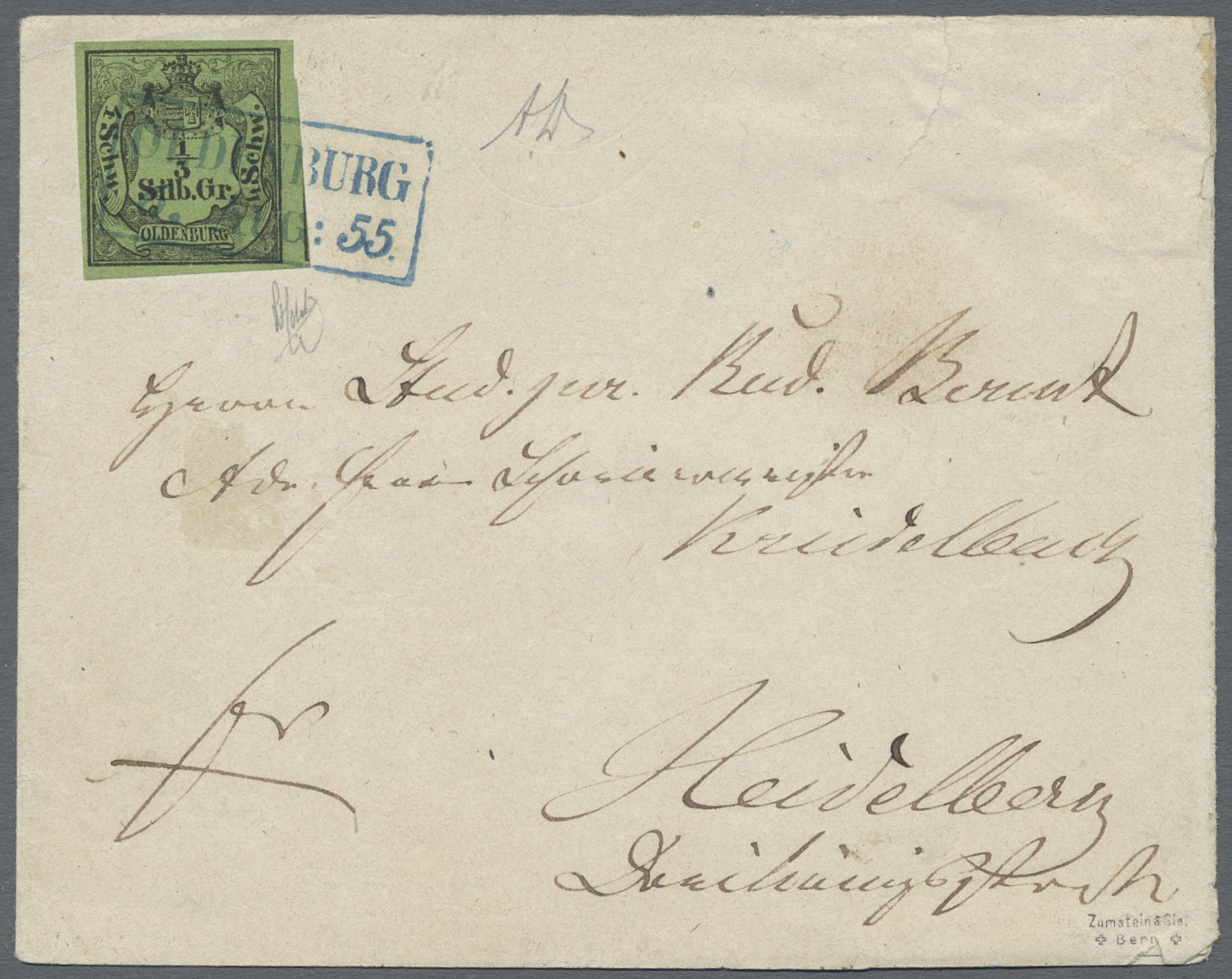 Lot 410 - Oldenburg - Marken und Briefe  -  Auktionshaus Edgar Mohrmann & Co. Internat. Briefmarken-Auktionen GmhH Auction #211  