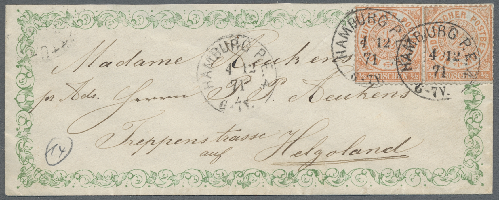 Lot 638 - Norddeutscher Bund - Marken und Briefe - Auction #211 Lot 638 - Norddeutscher Bund - Marken und Briefe - Auction #211