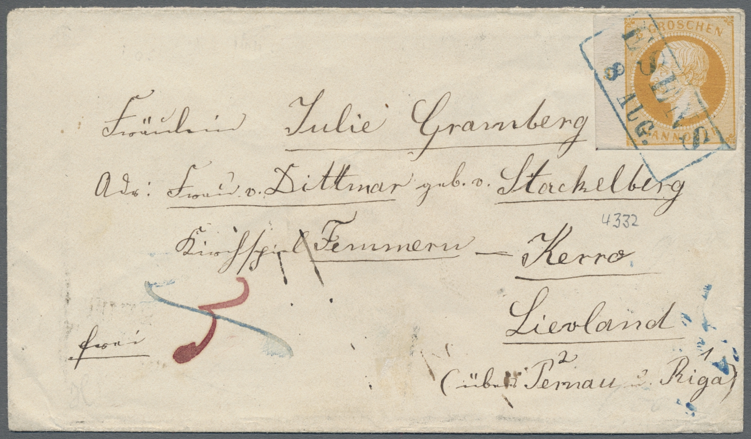 Lot 376 - Hannover - Marken und Briefe  -  Auktionshaus Edgar Mohrmann & Co. Internat. Briefmarken-Auktionen GmhH Auction #211  