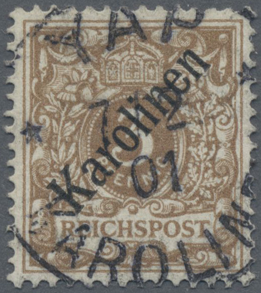 Lot 05780 - Deutsche Kolonien - Karolinen - Auktionshaus Christoph Gärtner GmbH & Co. KG 57th AUCTION - Day 3 Lot 05780 - Deutsche Kolonien - Karolinen - Auktionshaus Christoph Gärtner GmbH & Co. KG 57th AUCTION - Day 3