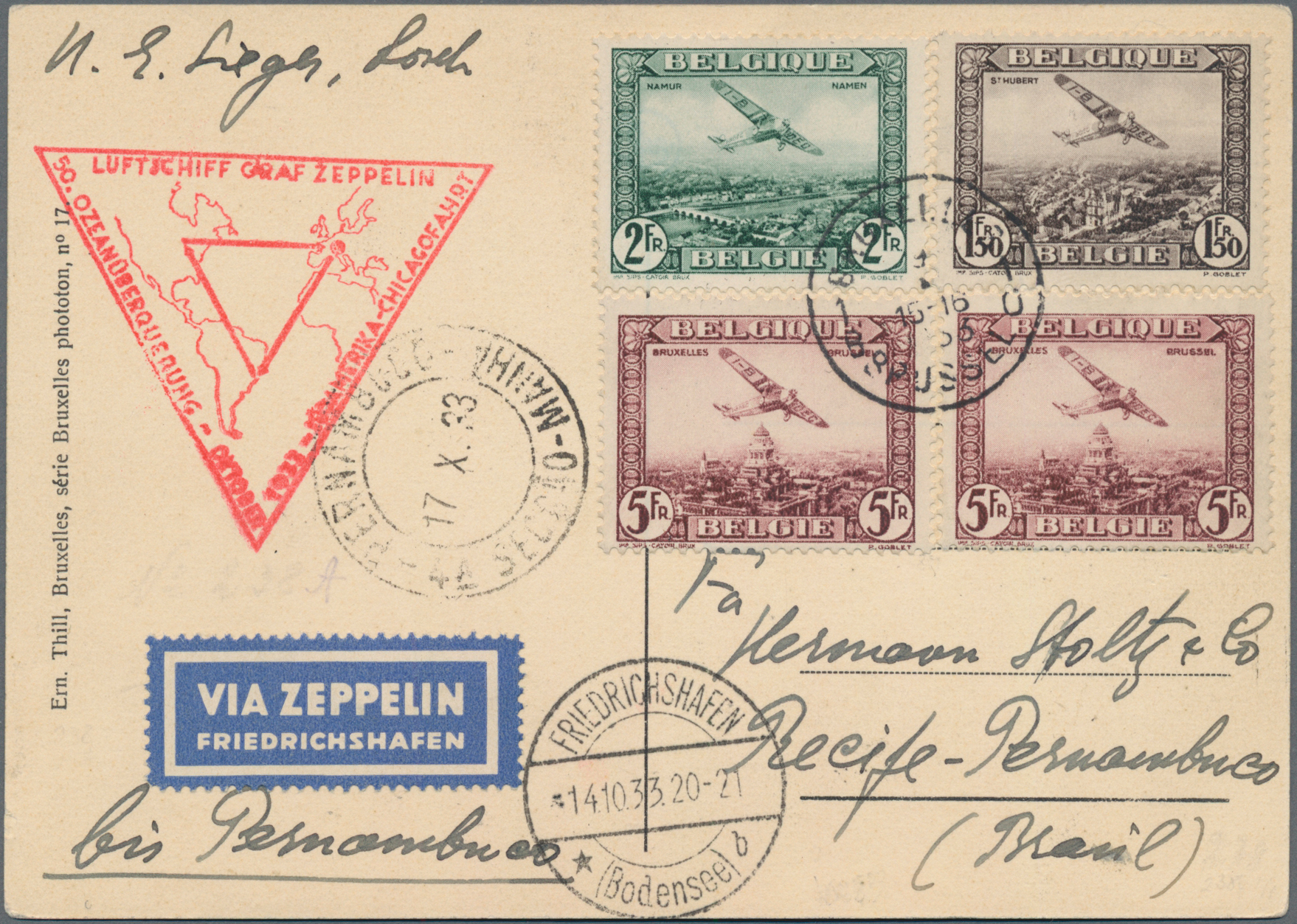 Lot 03254 - zeppelinpost europa - Auktionshaus Christoph Gärtner GmbH & Co. KG 55th AUCTION - Day 2 Lot 03254 - zeppelinpost europa - Auktionshaus Christoph Gärtner GmbH & Co. KG 55th AUCTION - Day 2