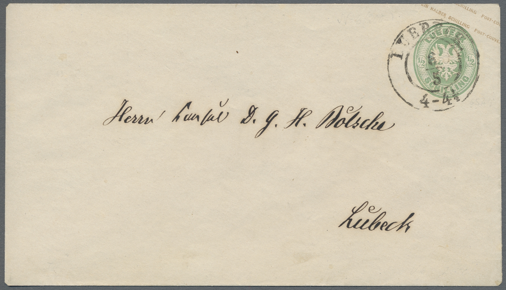 Lot 392 - L√ºbeck - Marken und Briefe  -   Auction #211