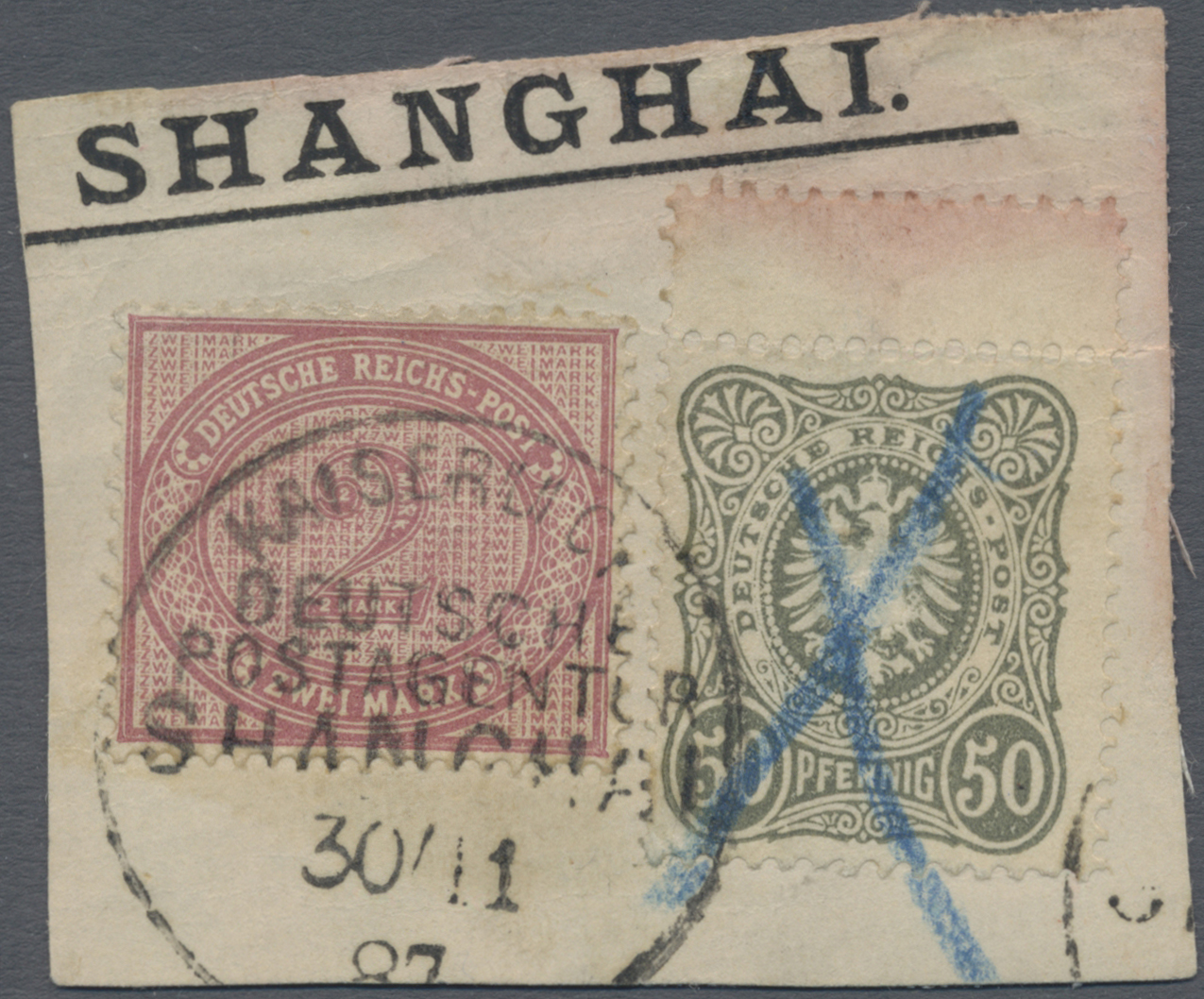 Lot 05100 - deutsche post in china - vorläufer  -  Auktionshaus Christoph Gärtner GmbH & Co. KG 56th AUCTION - Day 3