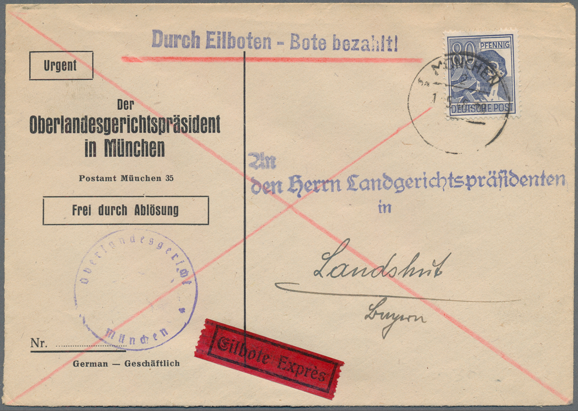 Lot 06190 - Alliierte Besetzung - Gemeinschaftsausgabe - Auktionshaus Christoph Gärtner GmbH & Co. KG 58th AUCTION - Day 2 Lot 06190 - Alliierte Besetzung - Gemeinschaftsausgabe - Auktionshaus Christoph Gärtner GmbH & Co. KG 58th AUCTION - Day 2
