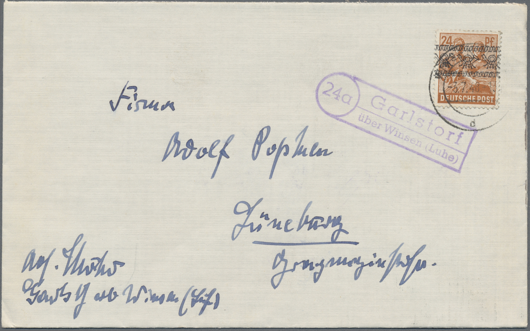 Lot 14729 - Alliierte Besetzung - Notstempel - Auktionshaus Christoph Gärtner GmbH & Co. KG 58th AUCTION - Day 5 Lot 14729 - Alliierte Besetzung - Notstempel - Auktionshaus Christoph Gärtner GmbH & Co. KG 58th AUCTION - Day 5