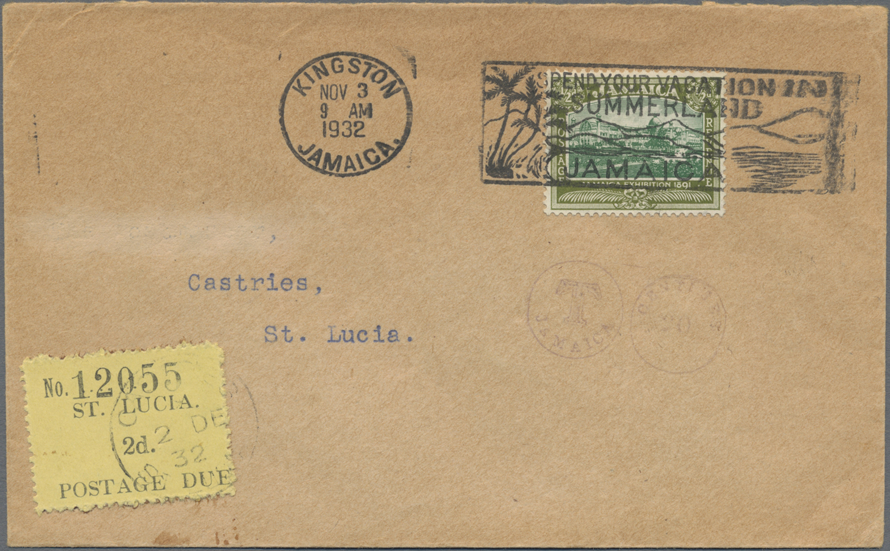 Lot 01624 - St. Lucia - Portomarken - Auktionshaus Christoph Gärtner GmbH & Co. KG 53rd AUCTION - Day 2 Overseas, Europe Lot 01624 - St. Lucia - Portomarken - Auktionshaus Christoph Gärtner GmbH & Co. KG 53rd AUCTION - Day 2 Overseas, Europe