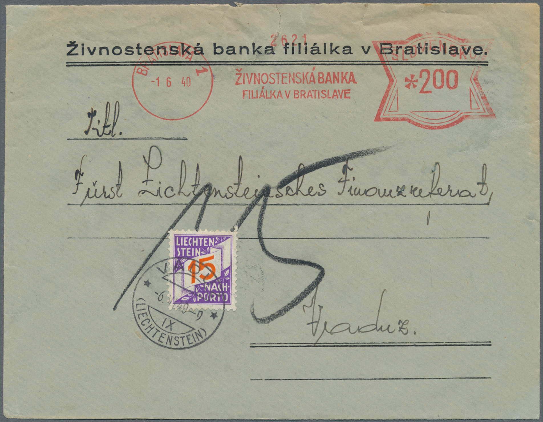 Lot 12360 - liechtenstein - portomarken - Auktionshaus Christoph Gärtner GmbH & Co. KG 58th AUCTION - Day 4 Lot 12360 - liechtenstein - portomarken - Auktionshaus Christoph Gärtner GmbH & Co. KG 58th AUCTION - Day 4