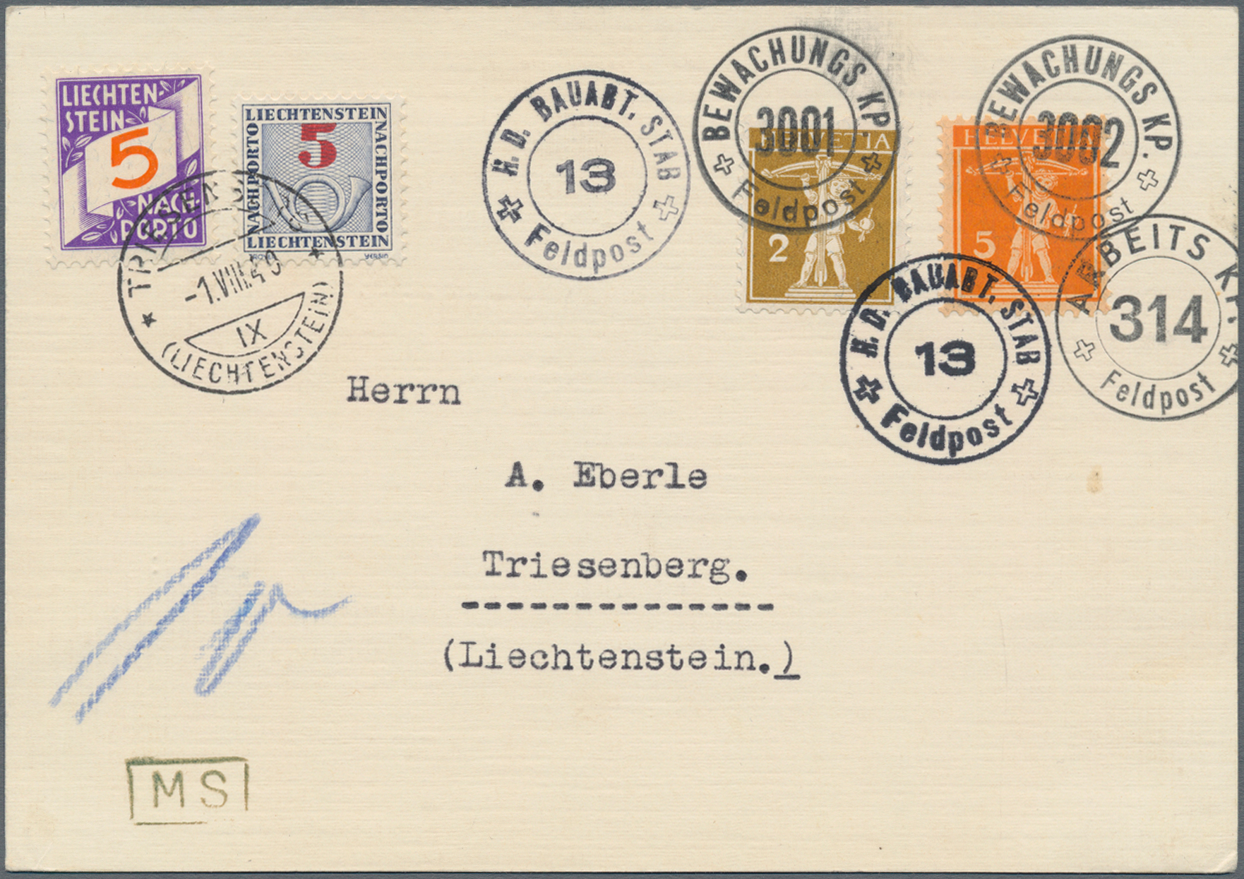 Lot 12364 - liechtenstein - portomarken - Auktionshaus Christoph Gärtner GmbH & Co. KG 58th AUCTION - Day 4 Lot 12364 - liechtenstein - portomarken - Auktionshaus Christoph Gärtner GmbH & Co. KG 58th AUCTION - Day 4