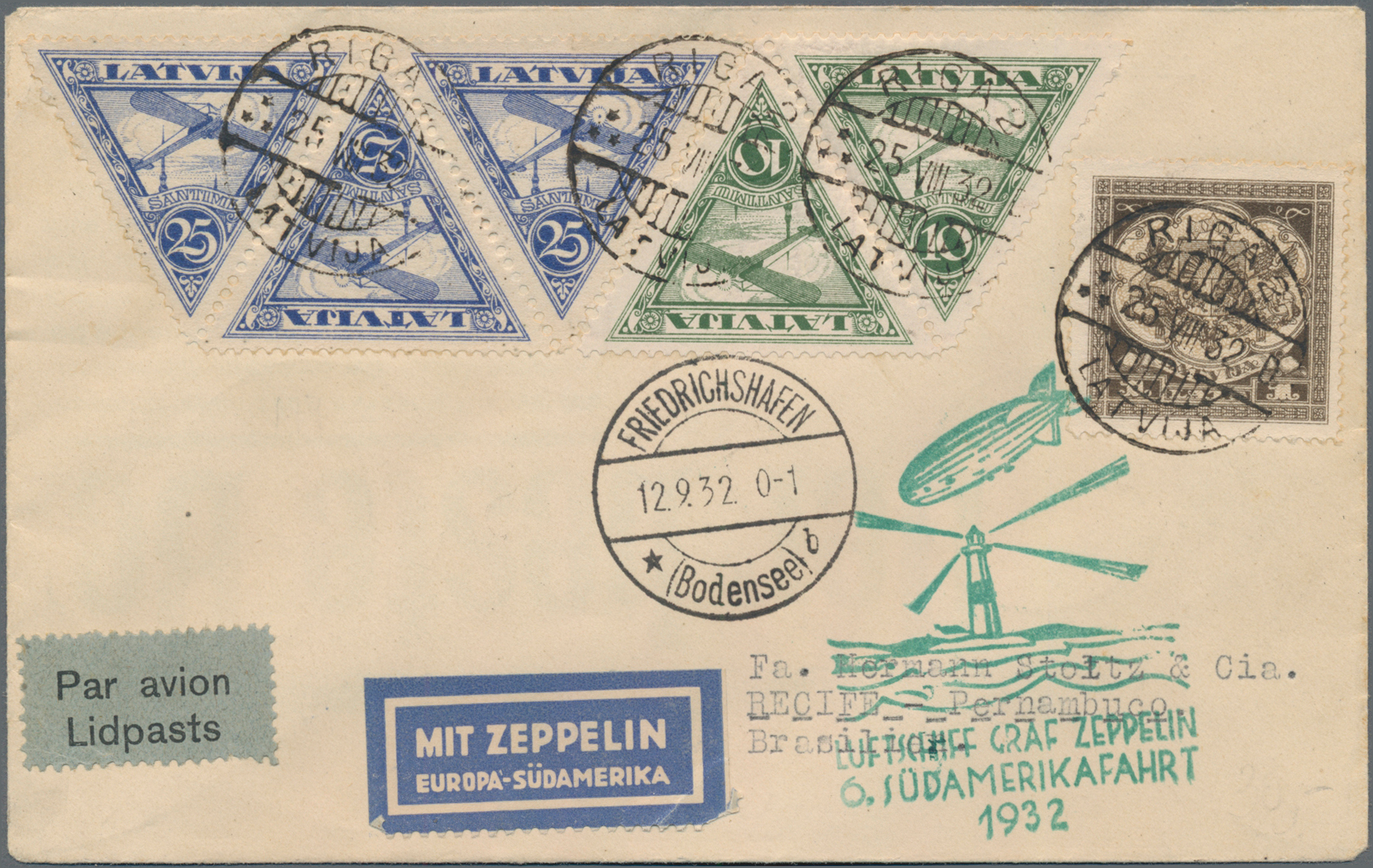 Lot 03279 - zeppelinpost europa - Auktionshaus Christoph Gärtner GmbH & Co. KG 55th AUCTION - Day 2 Lot 03279 - zeppelinpost europa - Auktionshaus Christoph Gärtner GmbH & Co. KG 55th AUCTION - Day 2