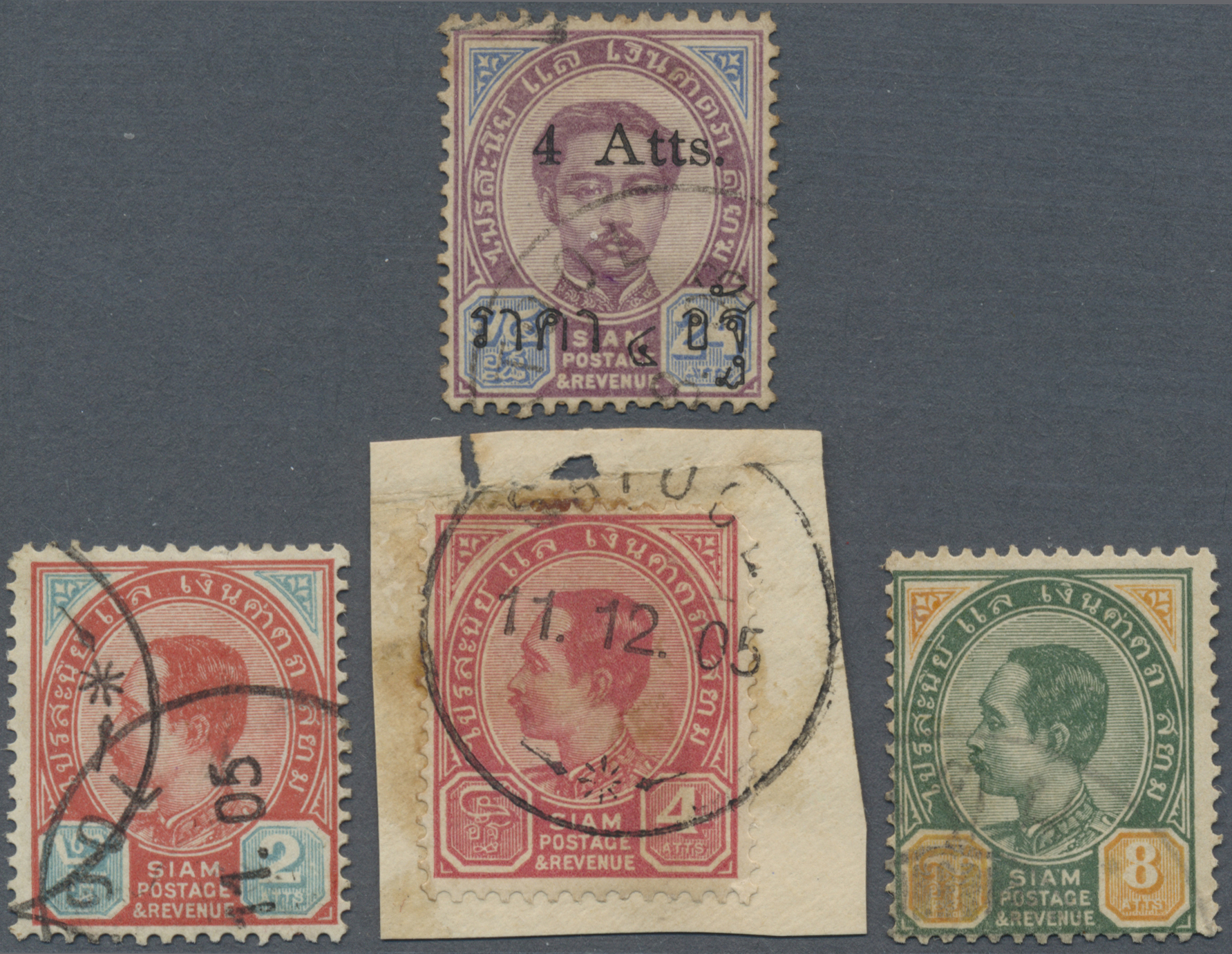 Stamp Auction - Malaiische Staaten - Kedah - Philately: ASIA single lots  including Special Catalog Malaya Auction #39 Day 3, lot 9064