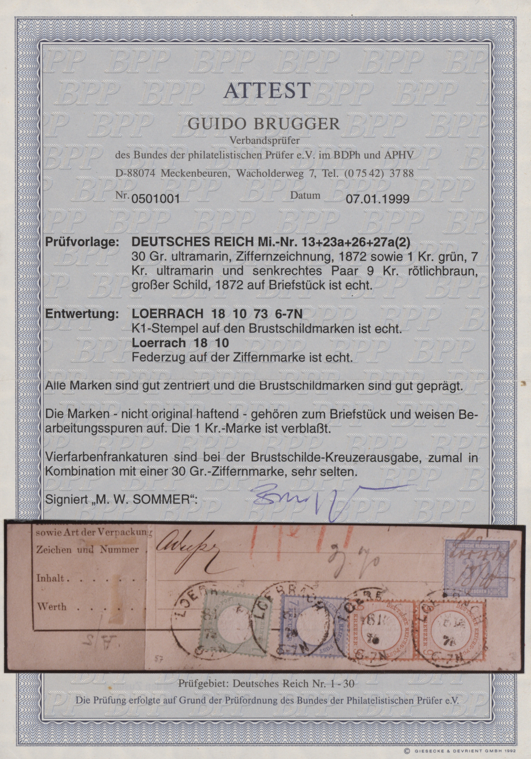 Lot 23237 - Deutsches Reich - Brustschild  -  Auktionshaus Christoph Gärtner GmbH & Co. KG 50th Auction Anniversary Auction - Day 7