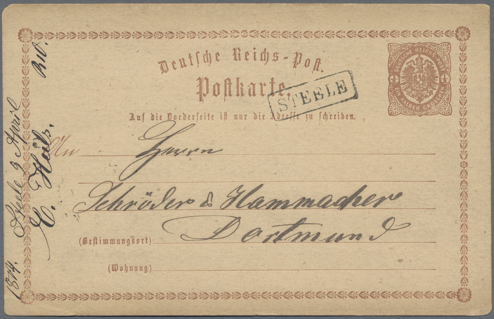 Lot 05519 - deutsches reich - bahnpost - Auktionshaus Christoph Gärtner GmbH & Co. KG 57th AUCTION - Day 3 Lot 05519 - deutsches reich - bahnpost - Auktionshaus Christoph Gärtner GmbH & Co. KG 57th AUCTION - Day 3