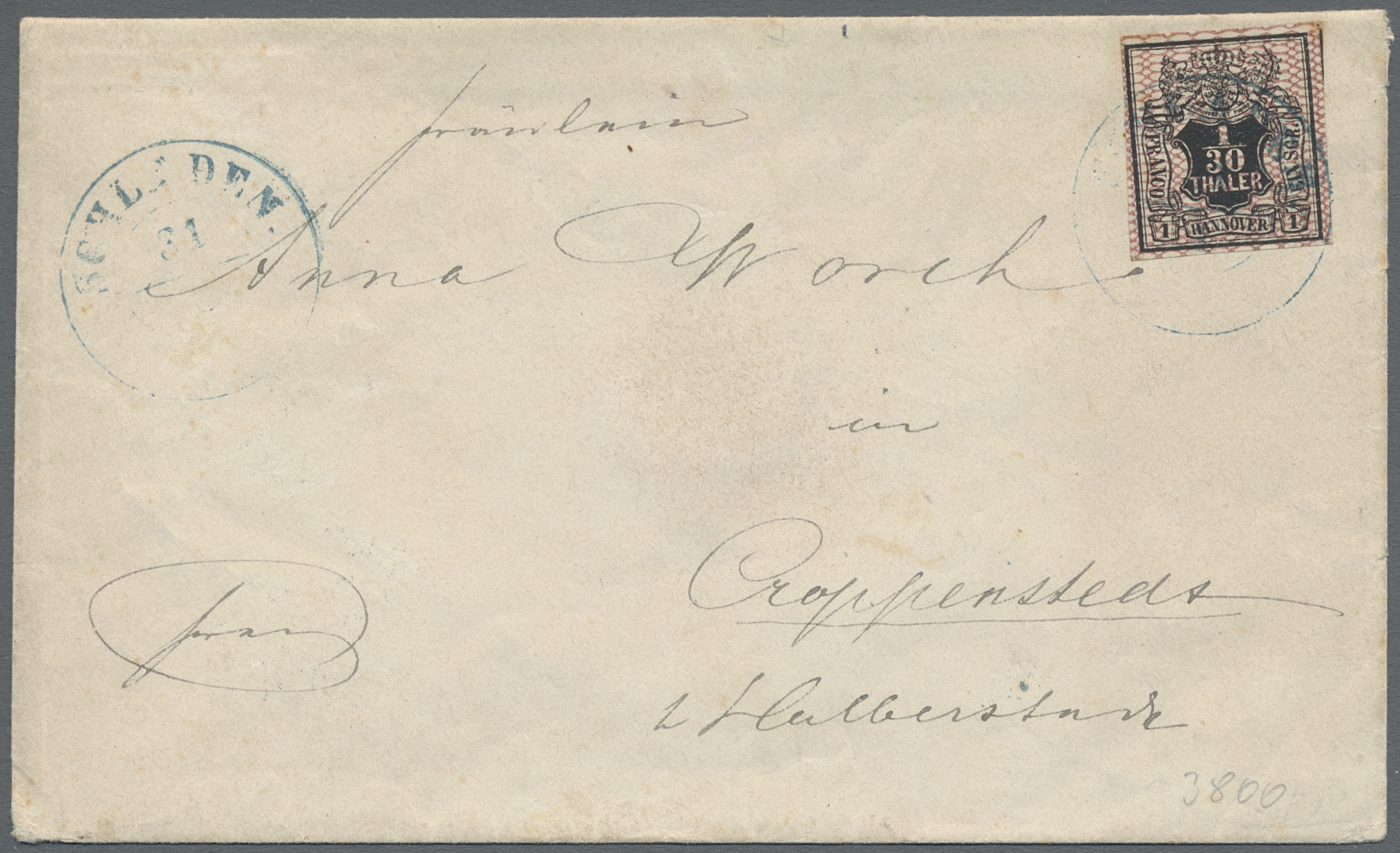 Lot 375 - Hannover - Marken und Briefe  -  Auktionshaus Edgar Mohrmann & Co. Internat. Briefmarken-Auktionen GmhH Auction #211  