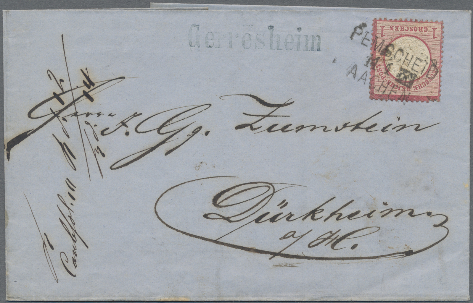 Lot 05512 - deutsches reich - bahnpost - Auktionshaus Christoph Gärtner GmbH & Co. KG 57th AUCTION - Day 3 Lot 05512 - deutsches reich - bahnpost - Auktionshaus Christoph Gärtner GmbH & Co. KG 57th AUCTION - Day 3