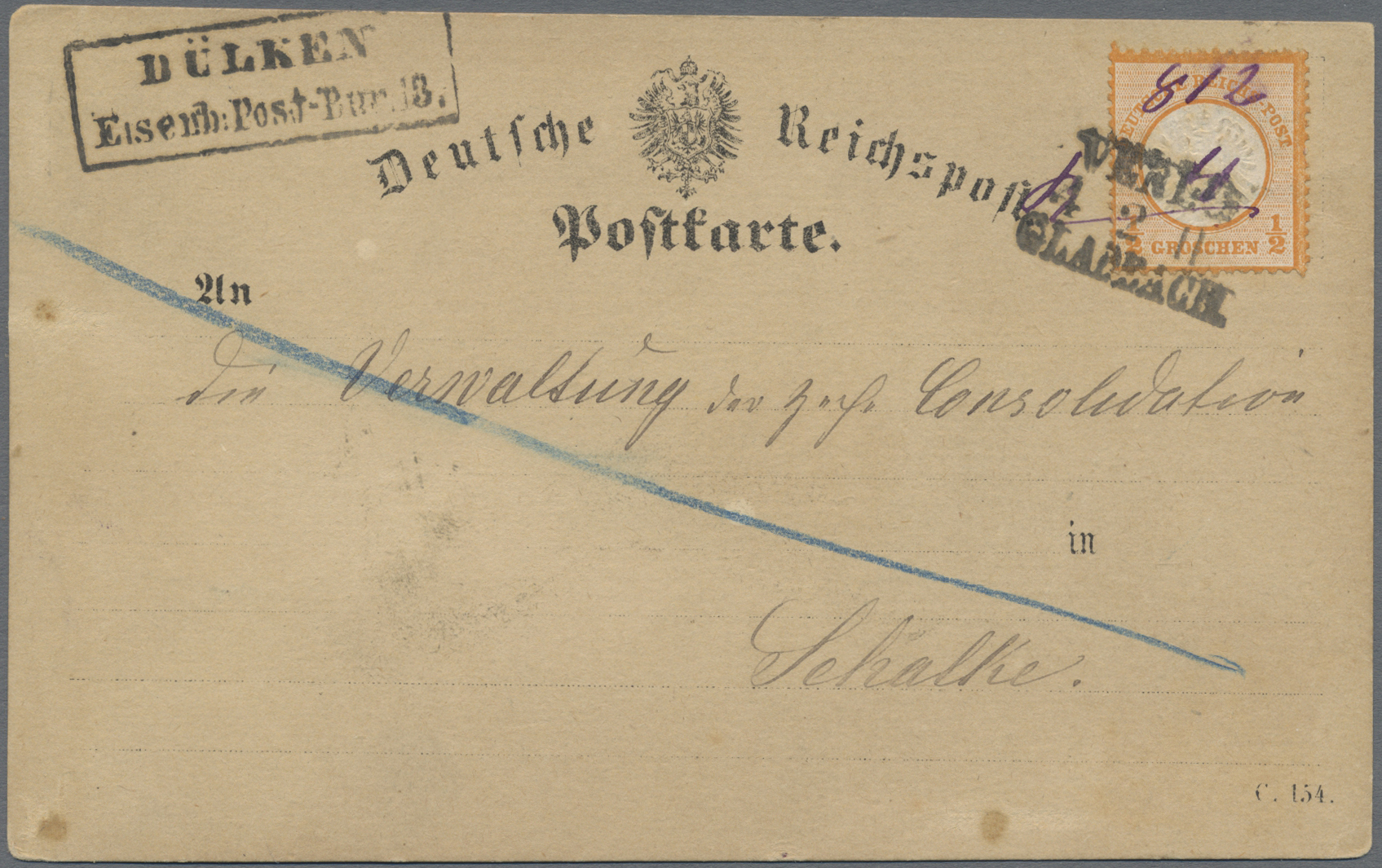 Lot 05528 - deutsches reich - bahnpost - Auktionshaus Christoph Gärtner GmbH & Co. KG 57th AUCTION - Day 3 Lot 05528 - deutsches reich - bahnpost - Auktionshaus Christoph Gärtner GmbH & Co. KG 57th AUCTION - Day 3