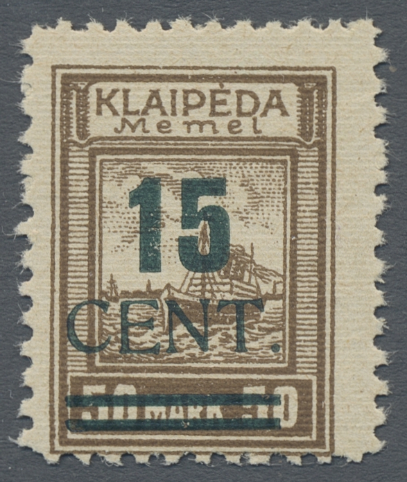 Lot 1497 - Memel - Auction #211 Lot 1497 - Memel - Auction #211