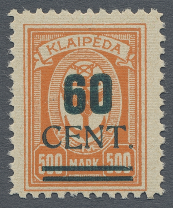 Lot 1497 - Memel  -   Auction #211