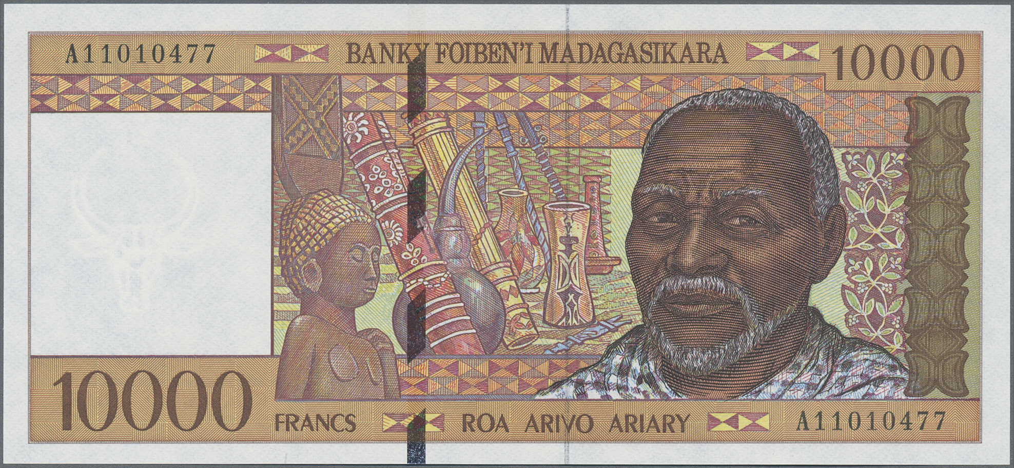 Lot 01491 - Madagascar | Banknoten - Auktionshaus Christoph Gärtner GmbH & Co. KG 58th AUCTION - Day 1 Lot 01491 - Madagascar | Banknoten - Auktionshaus Christoph Gärtner GmbH & Co. KG 58th AUCTION - Day 1